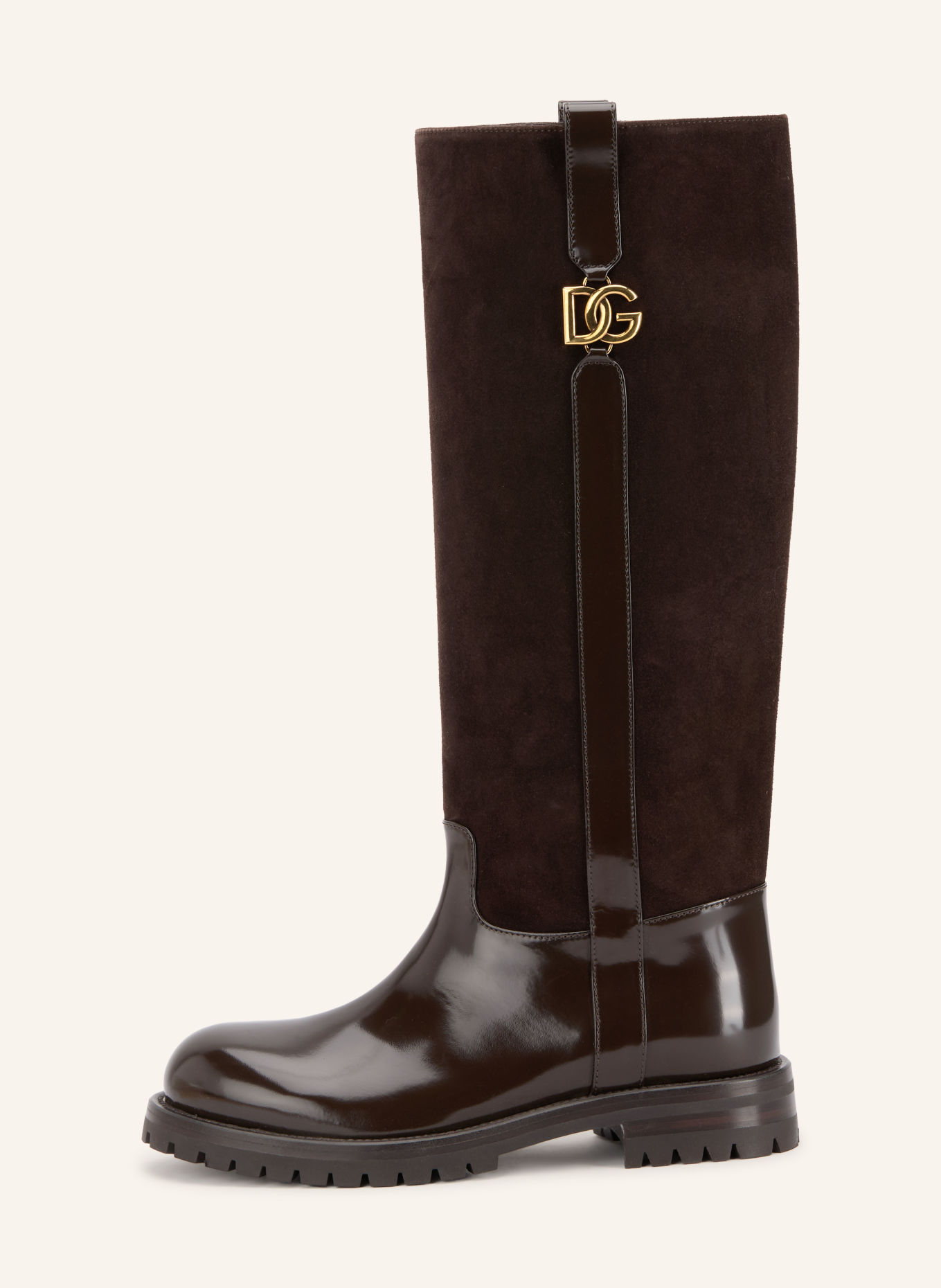DOLCE & GABBANA Laarzen: MARRON FONCÉ