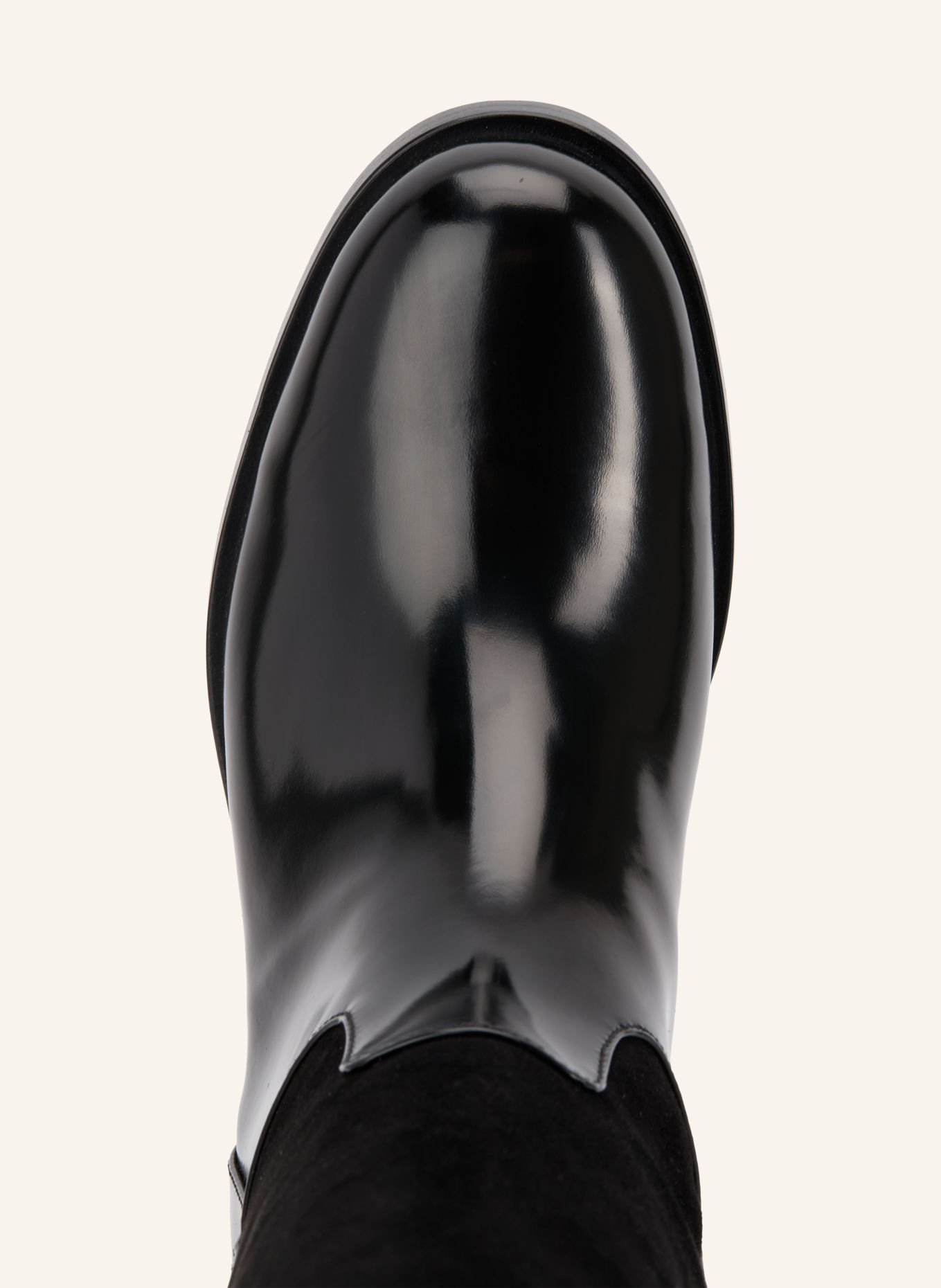 DOLCE & GABBANA Over-the-knee boots: BLACK / GOLD