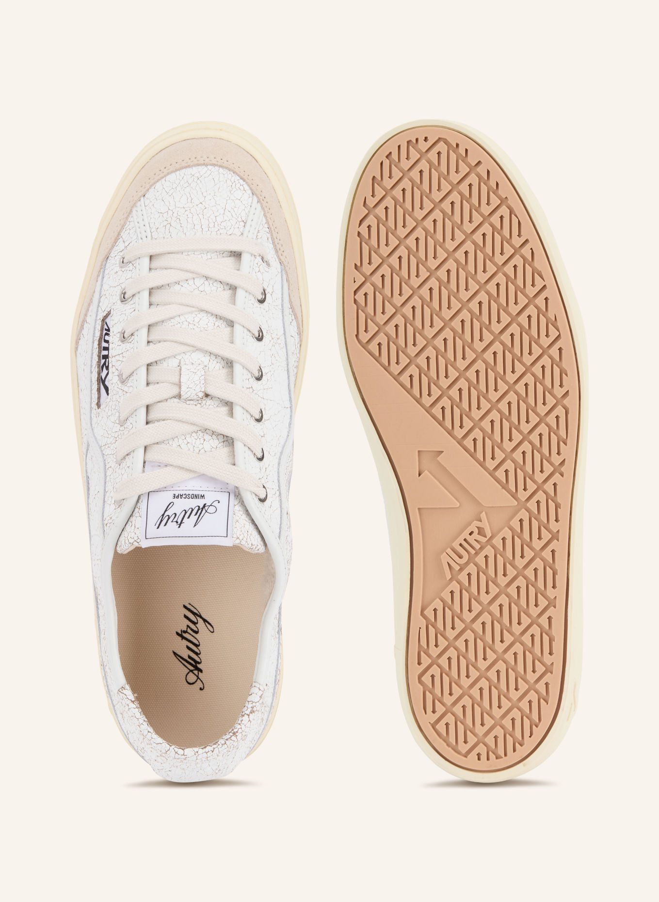 AUTRY WINDSCAPE LOW KJ Sneakers: WHITE / BEIGE