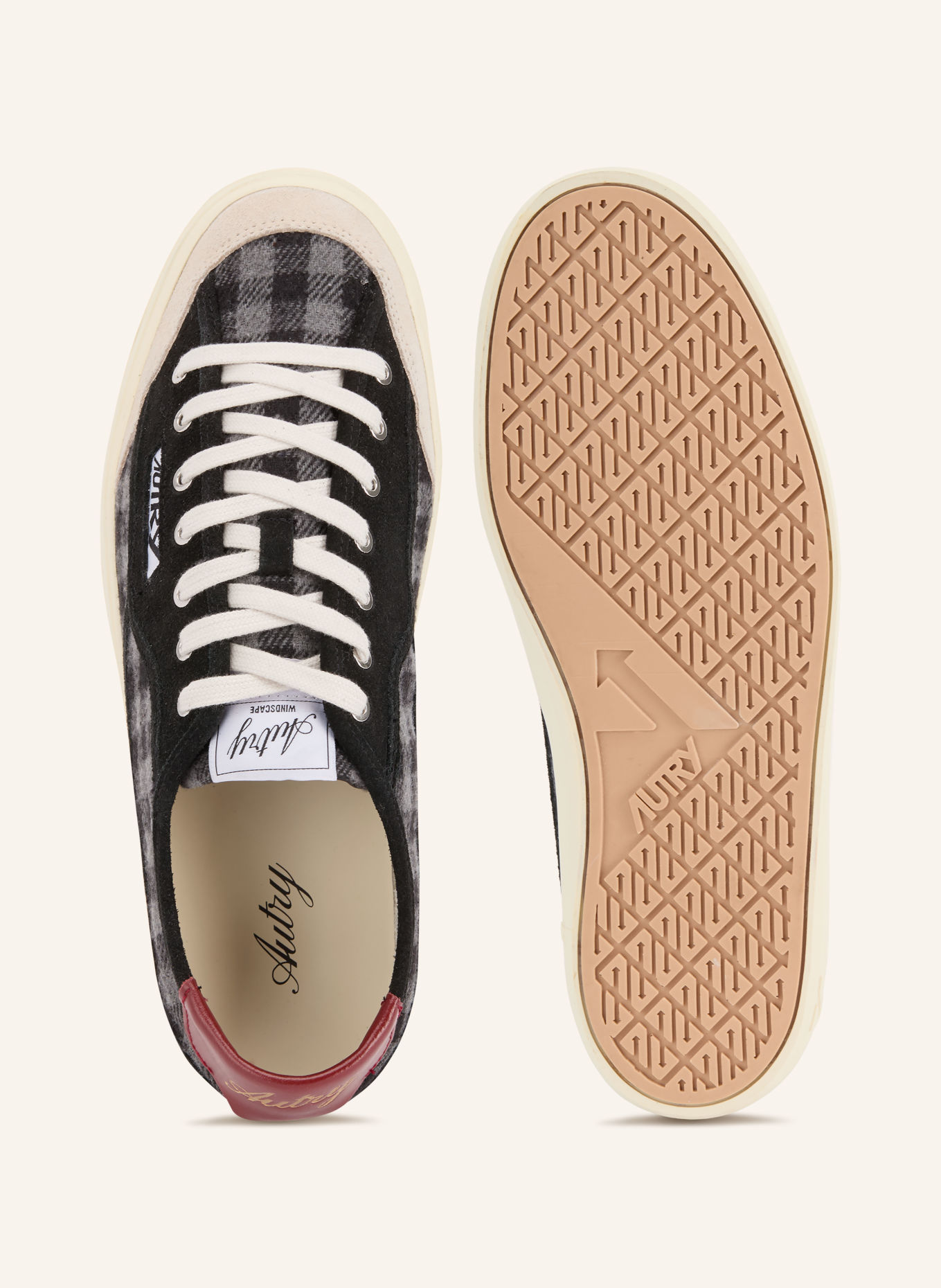 AUTRY WINDSCAPE LOW XC Sneakers: BLACK / LIGHT GRAY / GRAY