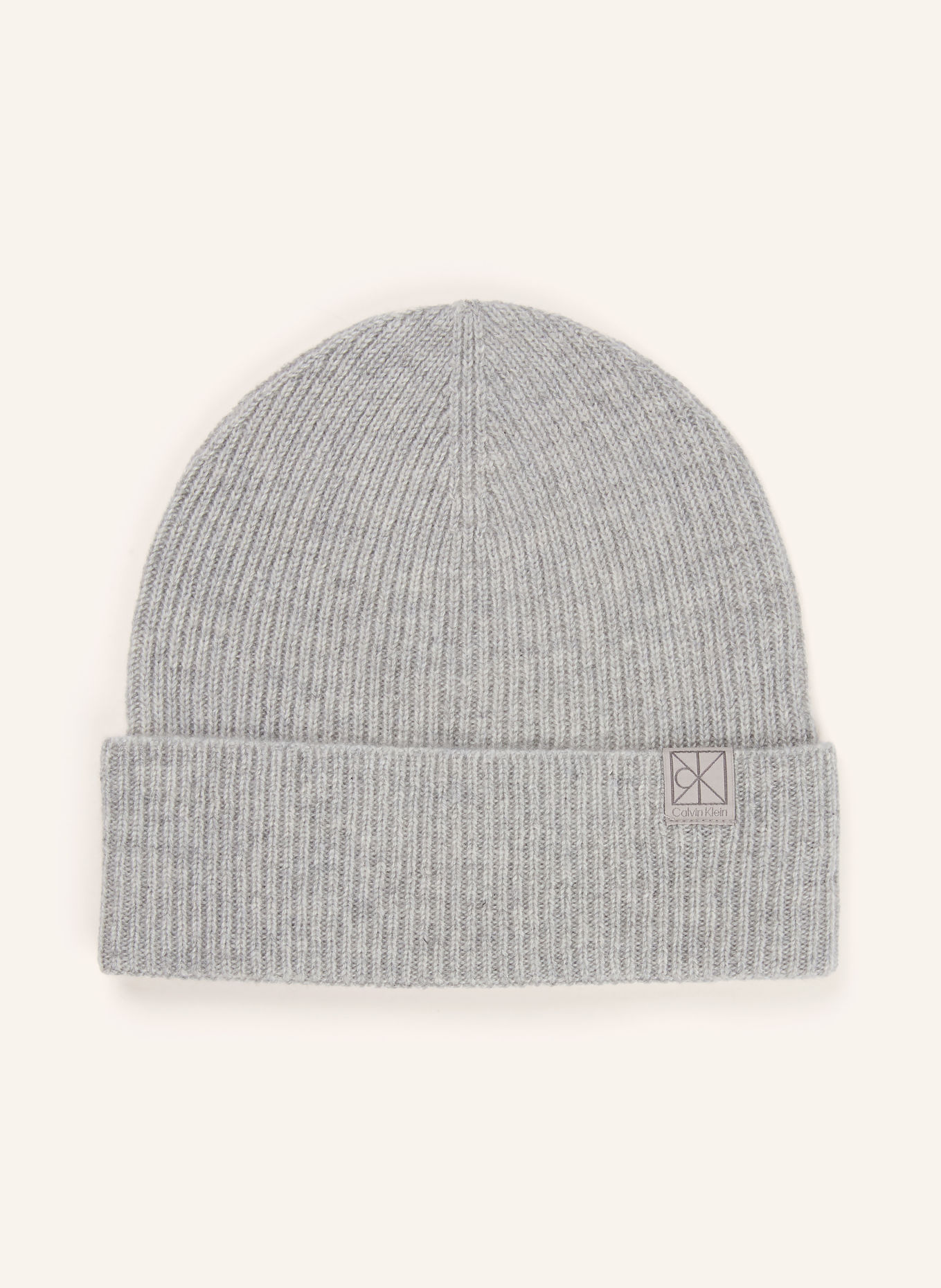 Calvin Klein Cashmere Hat: LIGHT GRAY