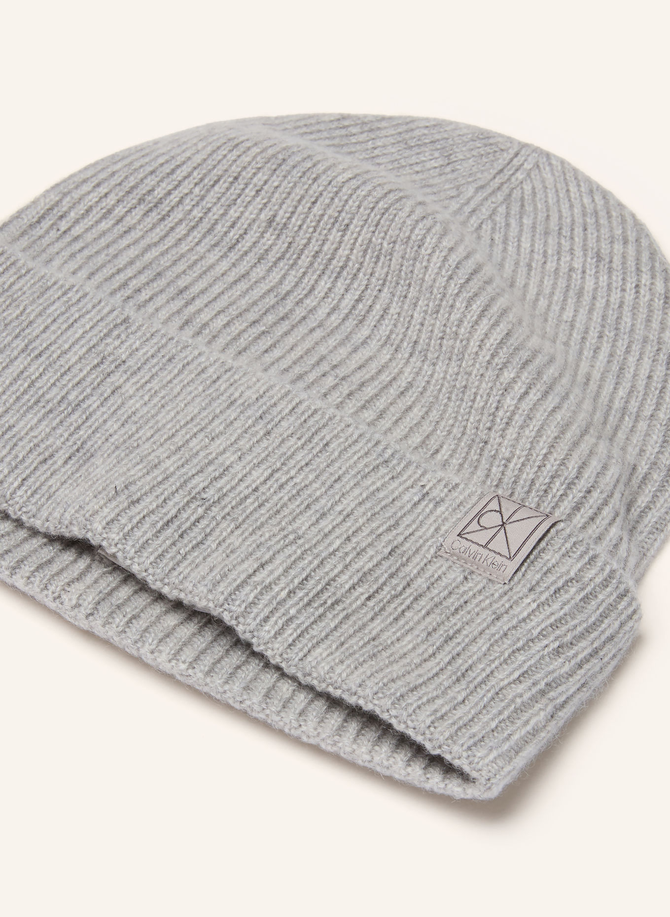 Calvin Klein Cashmere Hat: LIGHT GRAY
