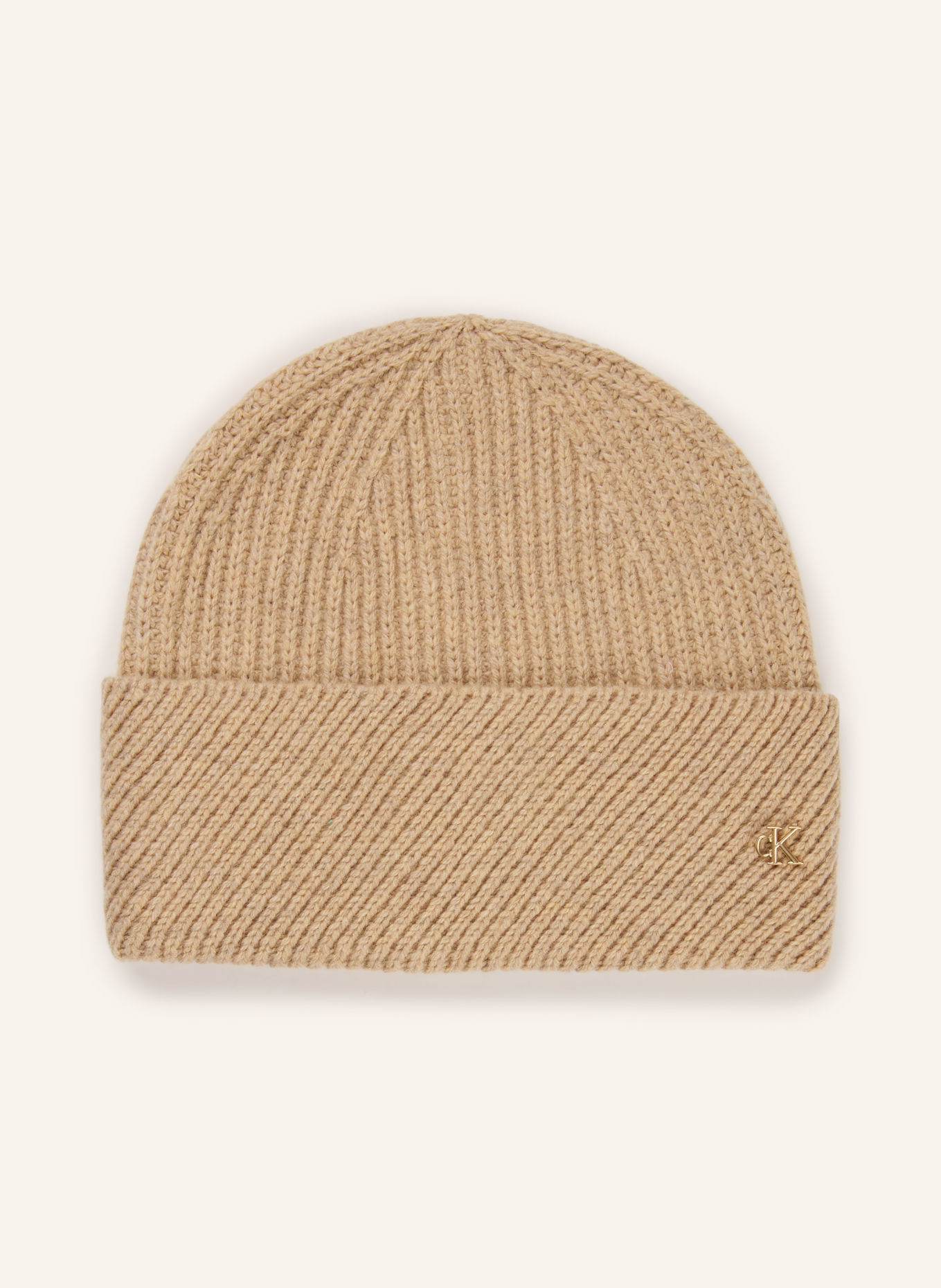Calvin Klein Hat: BEIGE