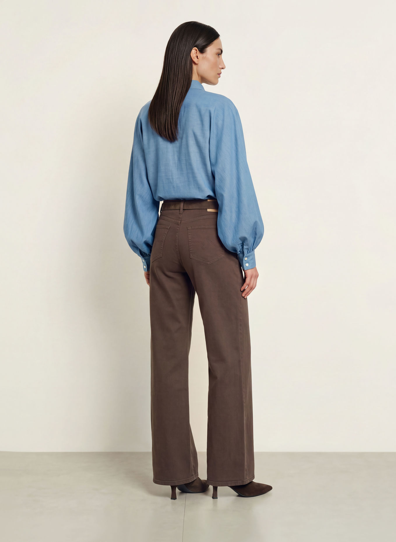 SoSUE Denimblouse ANTONIA: BLAUW