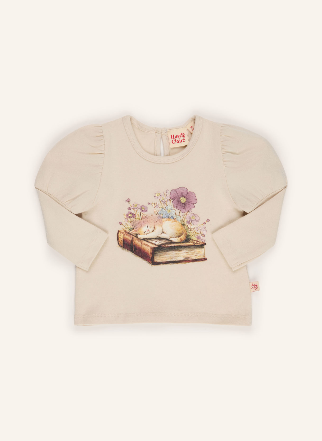 HUST and CLAIRE Longsleeve HCALMA: BEIGE