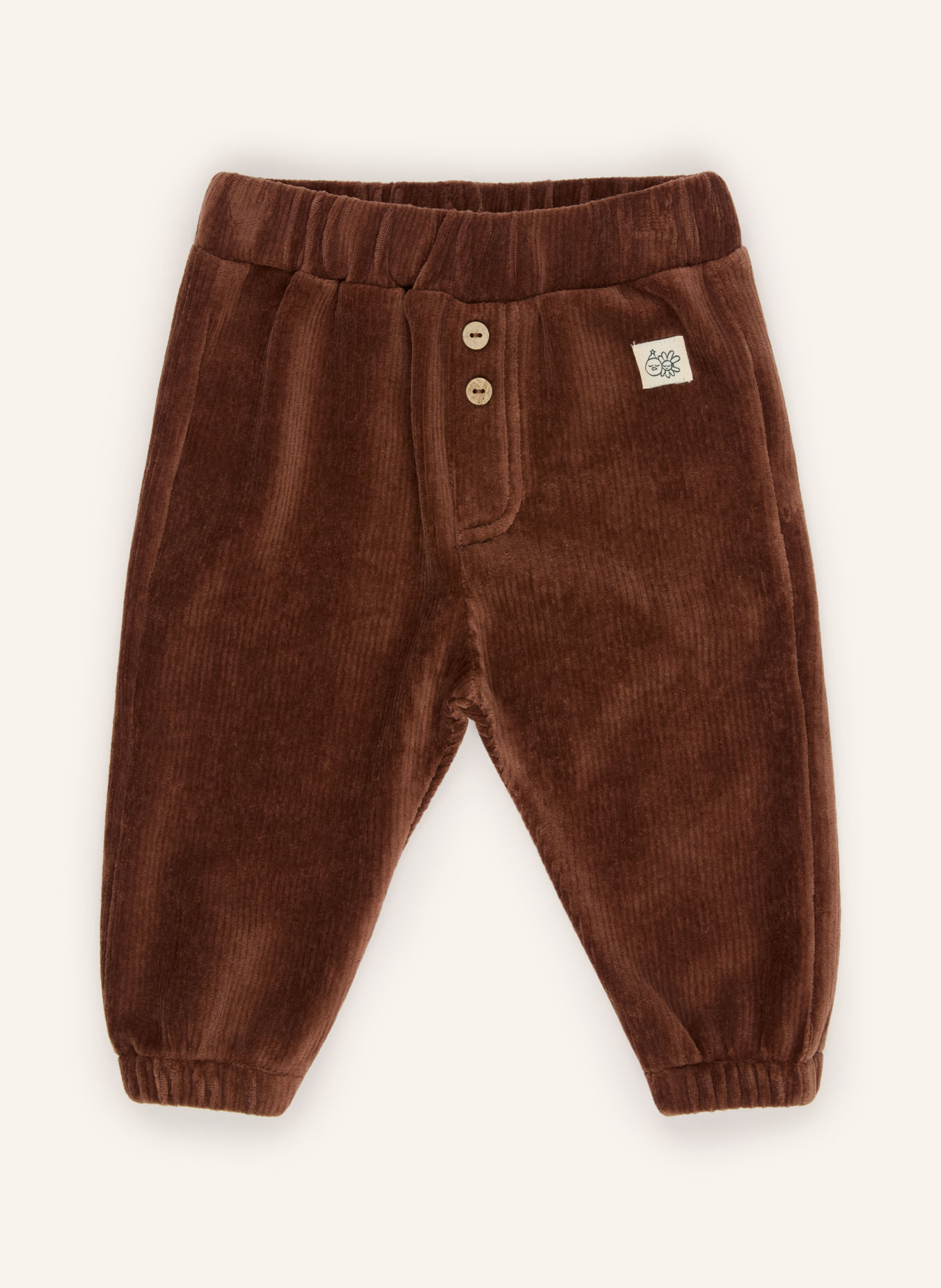HUST and CLAIRE Pantalon en velours côtelé HCGUS: MARRON FONCÉ