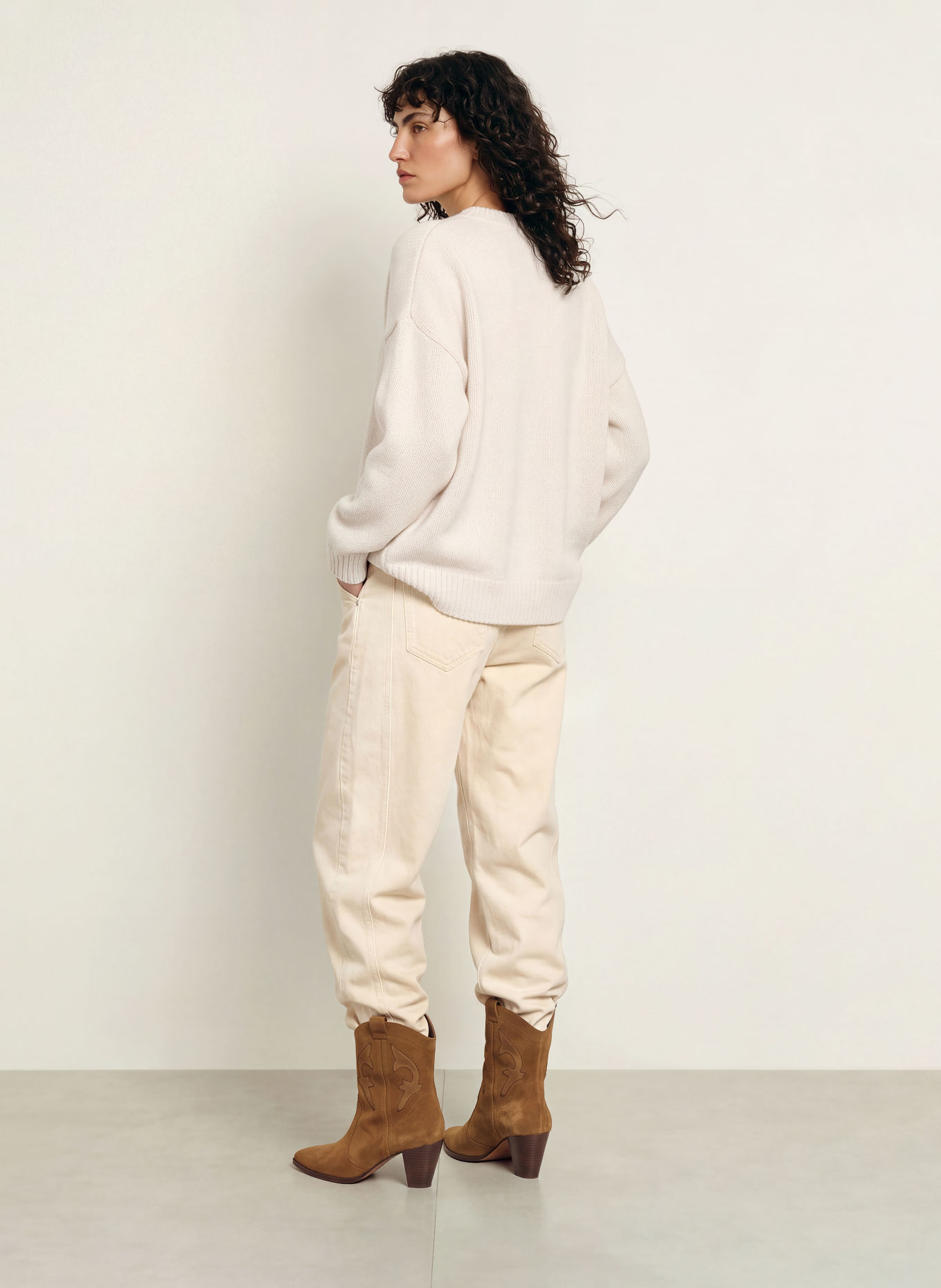 MARANT ÉTOILE Pullover JADE: ECRU