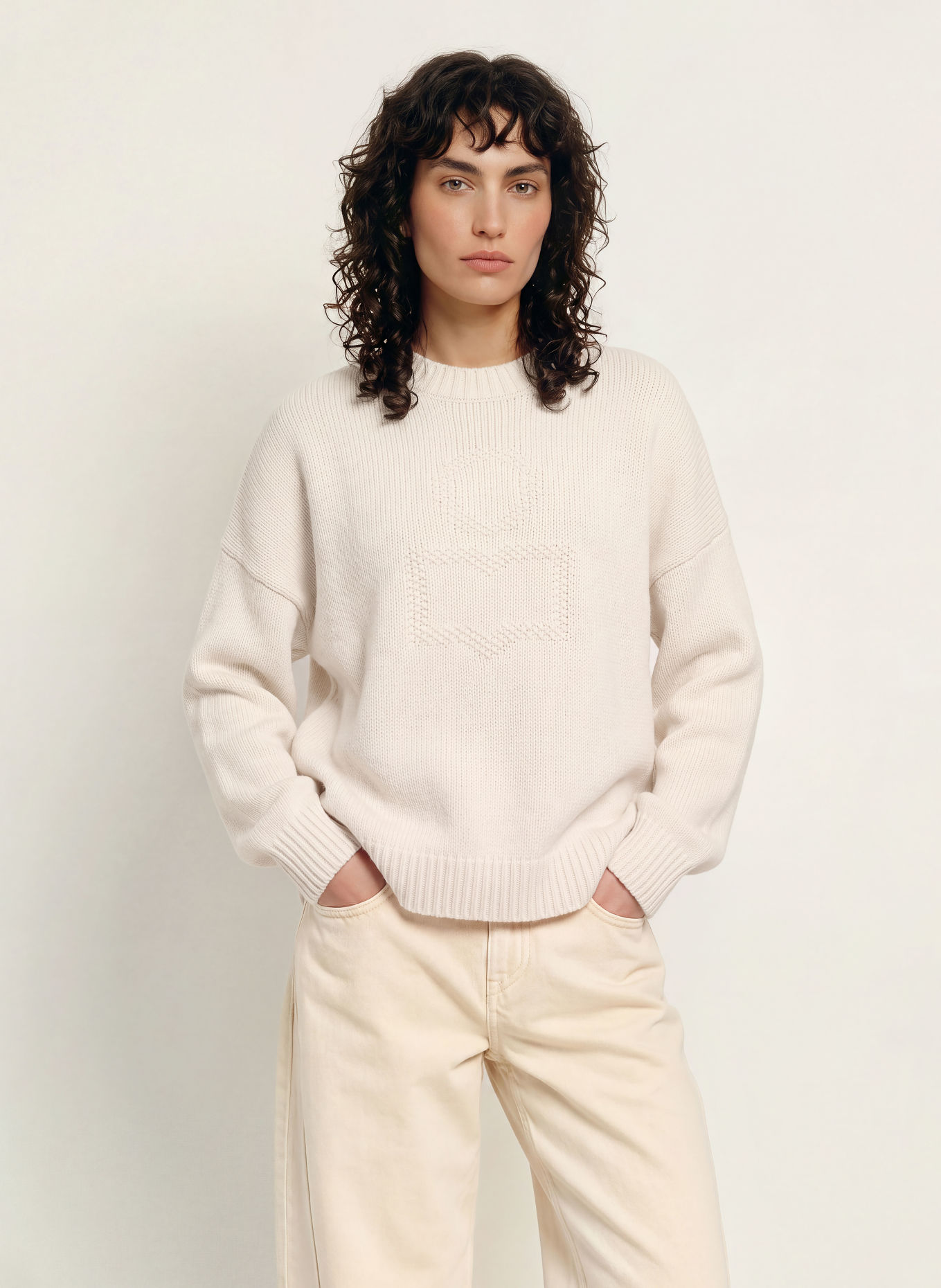 MARANT ÉTOILE Pullover JADE: ECRU