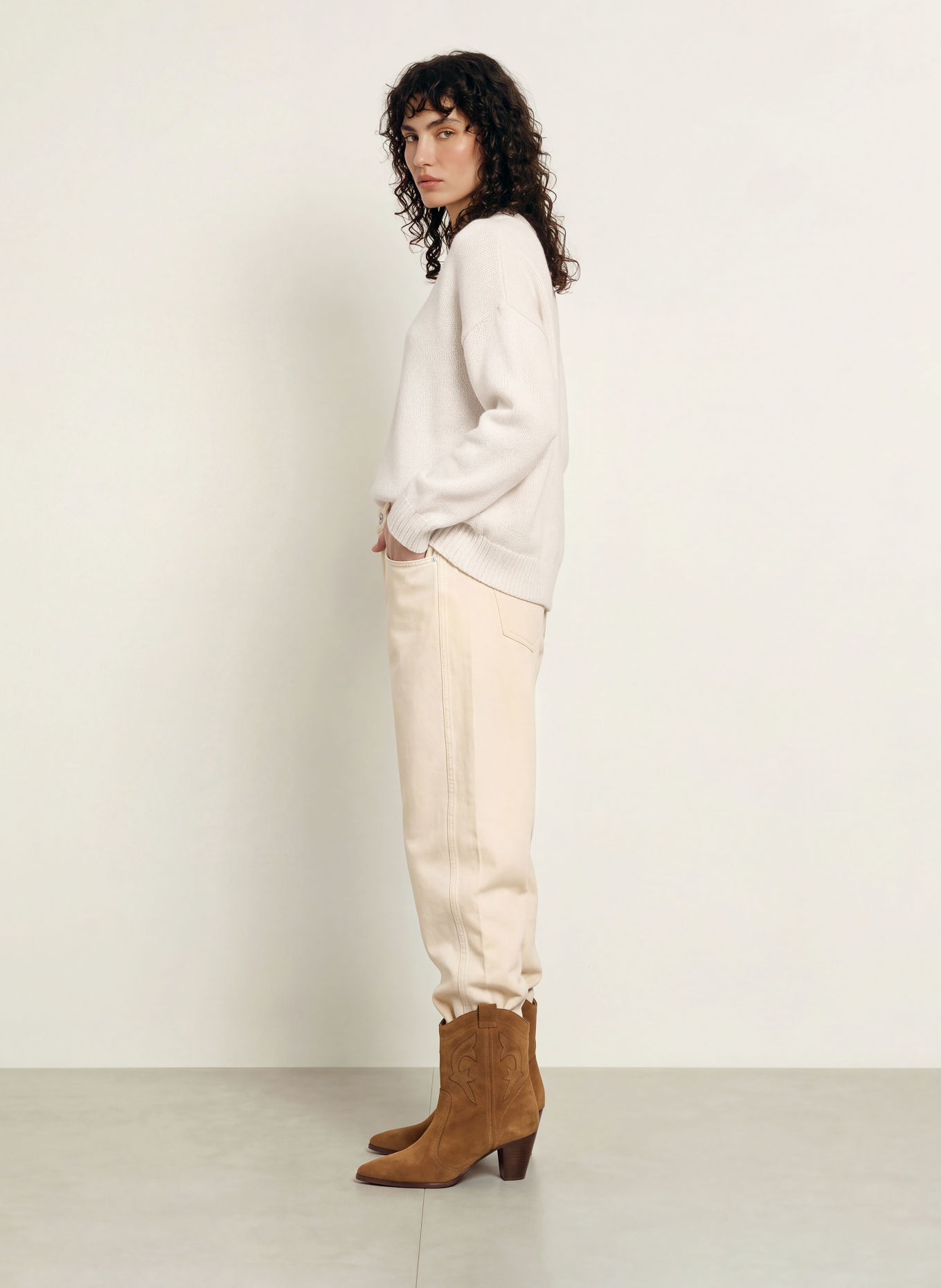 MARANT ÉTOILE Pullover JADE: ECRU