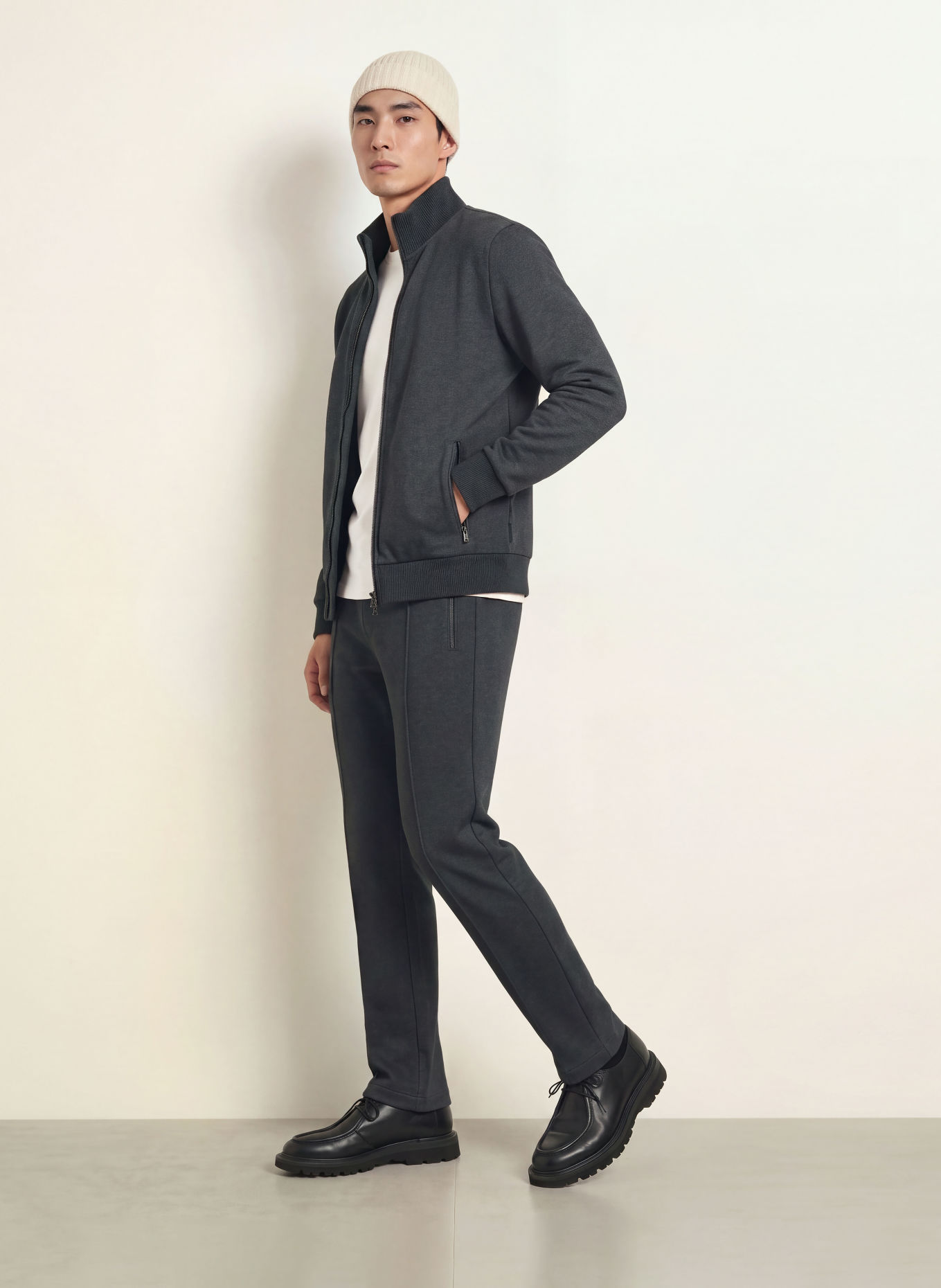 BOGNER Sweatjacke WINSTON: DUNKELGRAU
