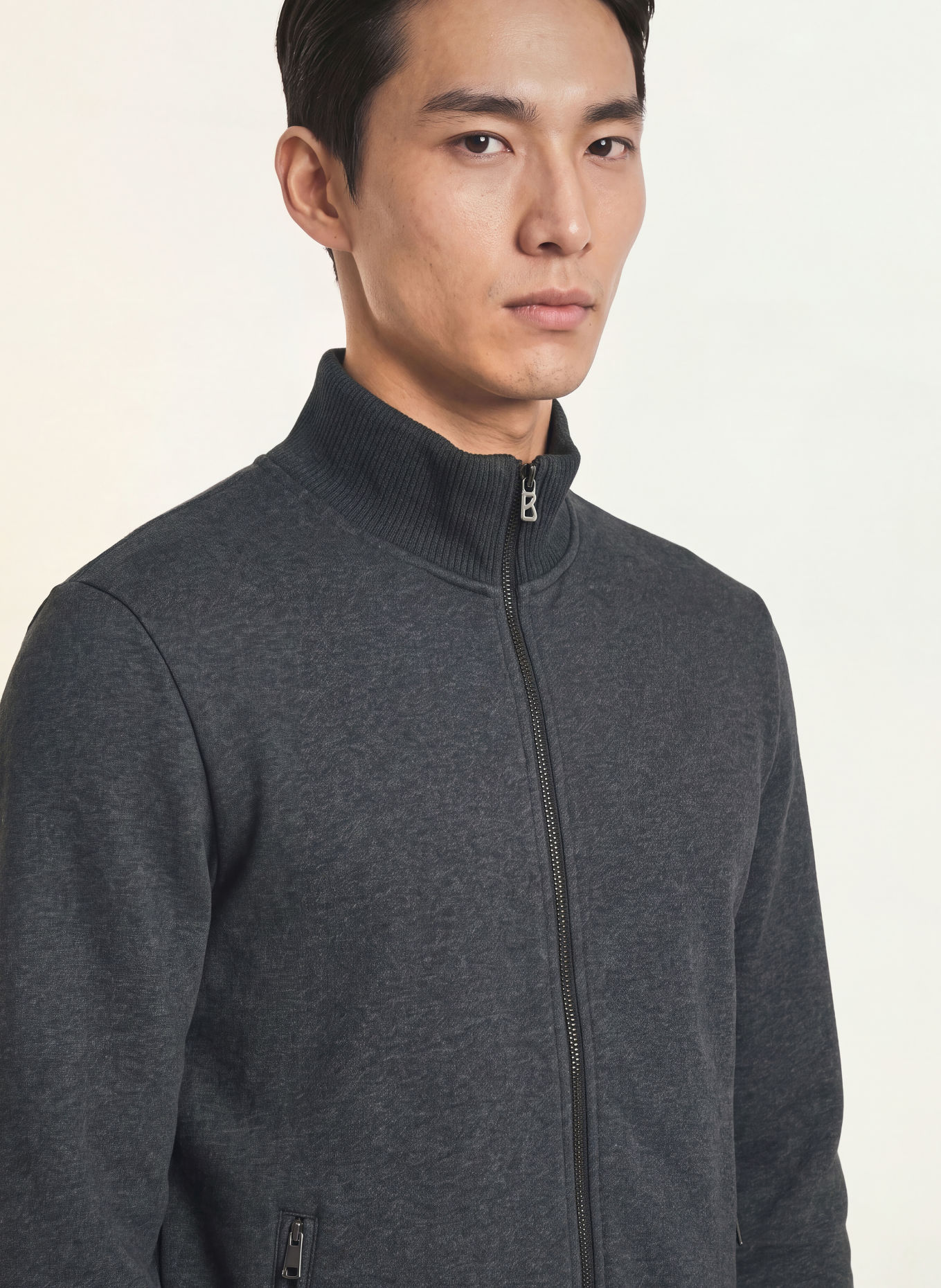 BOGNER Sweatjacke WINSTON: DUNKELGRAU
