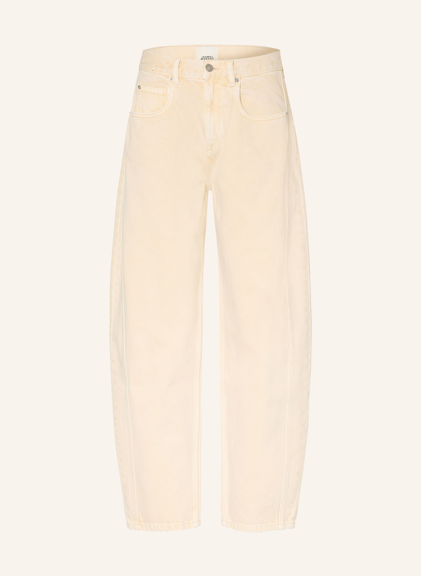 MARANT ÉTOILE Barrel džíny ORIANE: 90be beige
