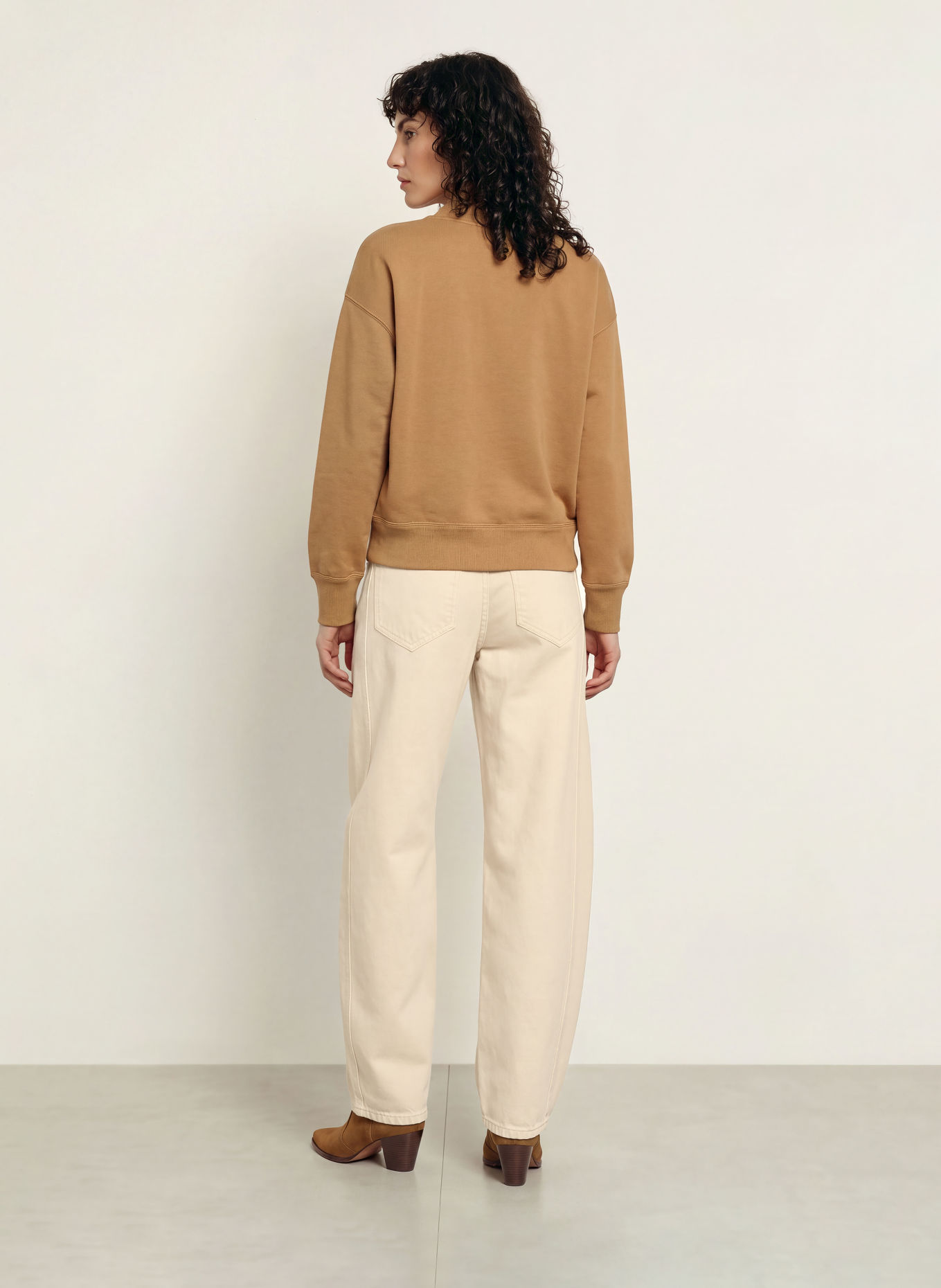 MARANT ÉTOILE Barrel džíny ORIANE: 90be beige