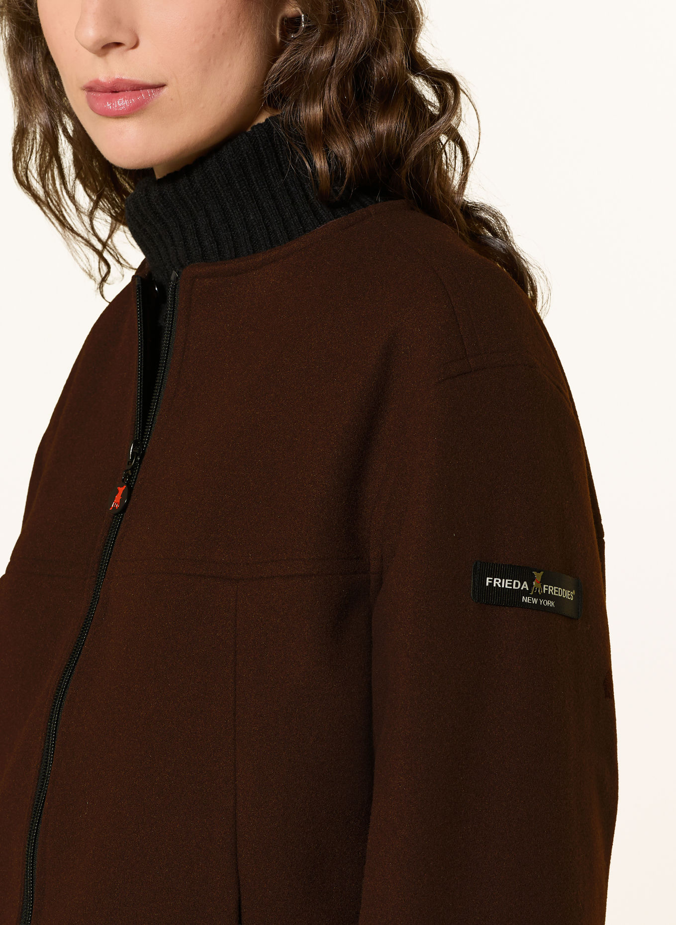 FRIEDA & FREDDIES Jacke RURI mit abnehmbarer Kapuze: BRAUN