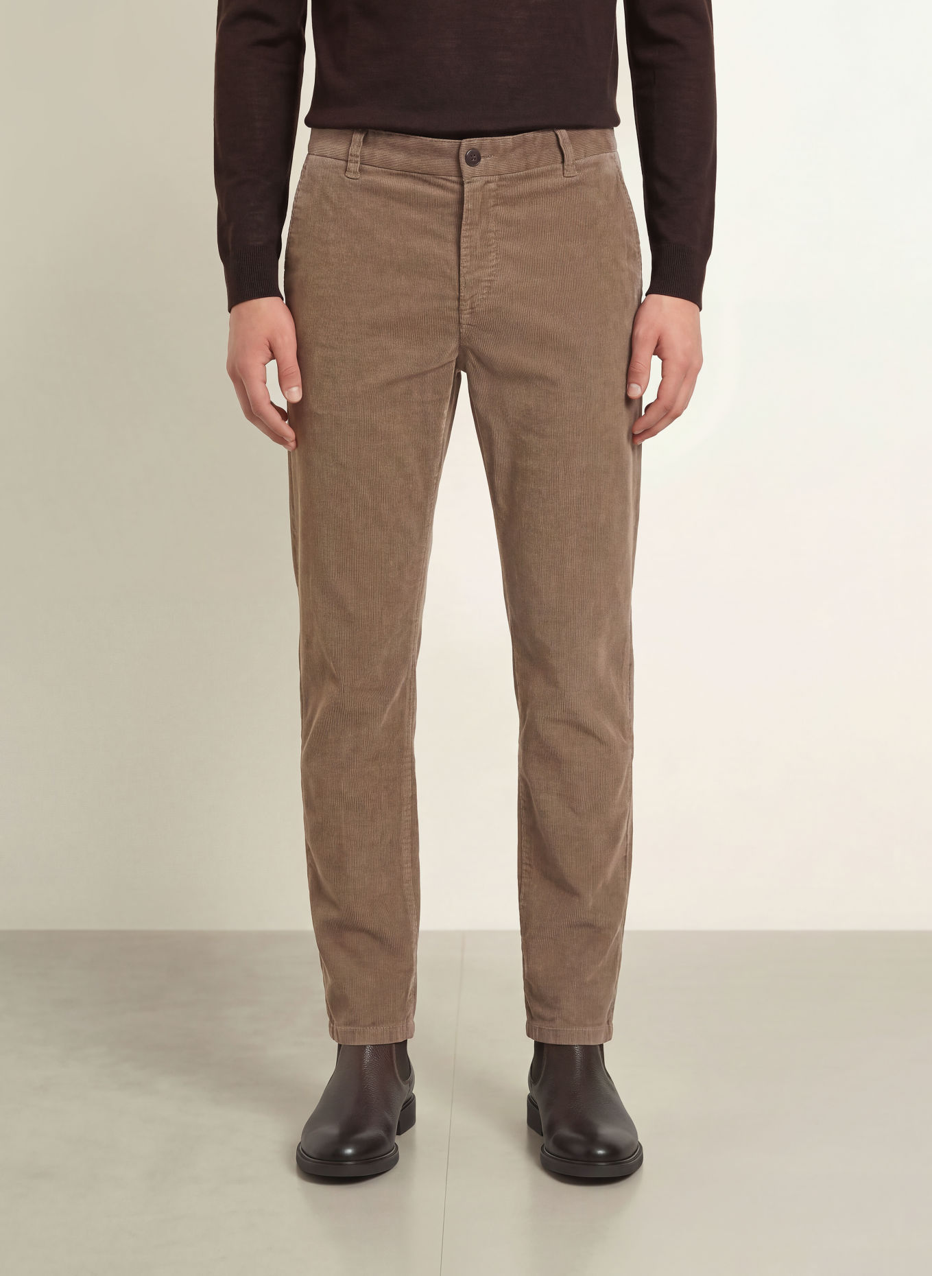 BOGNER Cordchino RILEY-G6 Regular Fit: HELLBRAUN