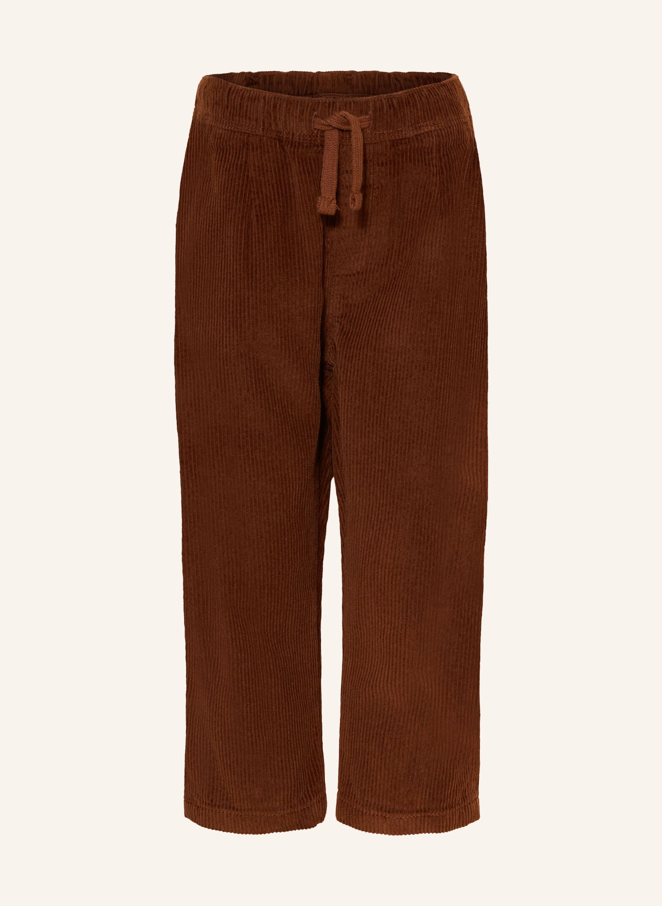 HUST and CLAIRE Pantalon en velours côtelé HCTREVOR style jogging: MARRON
