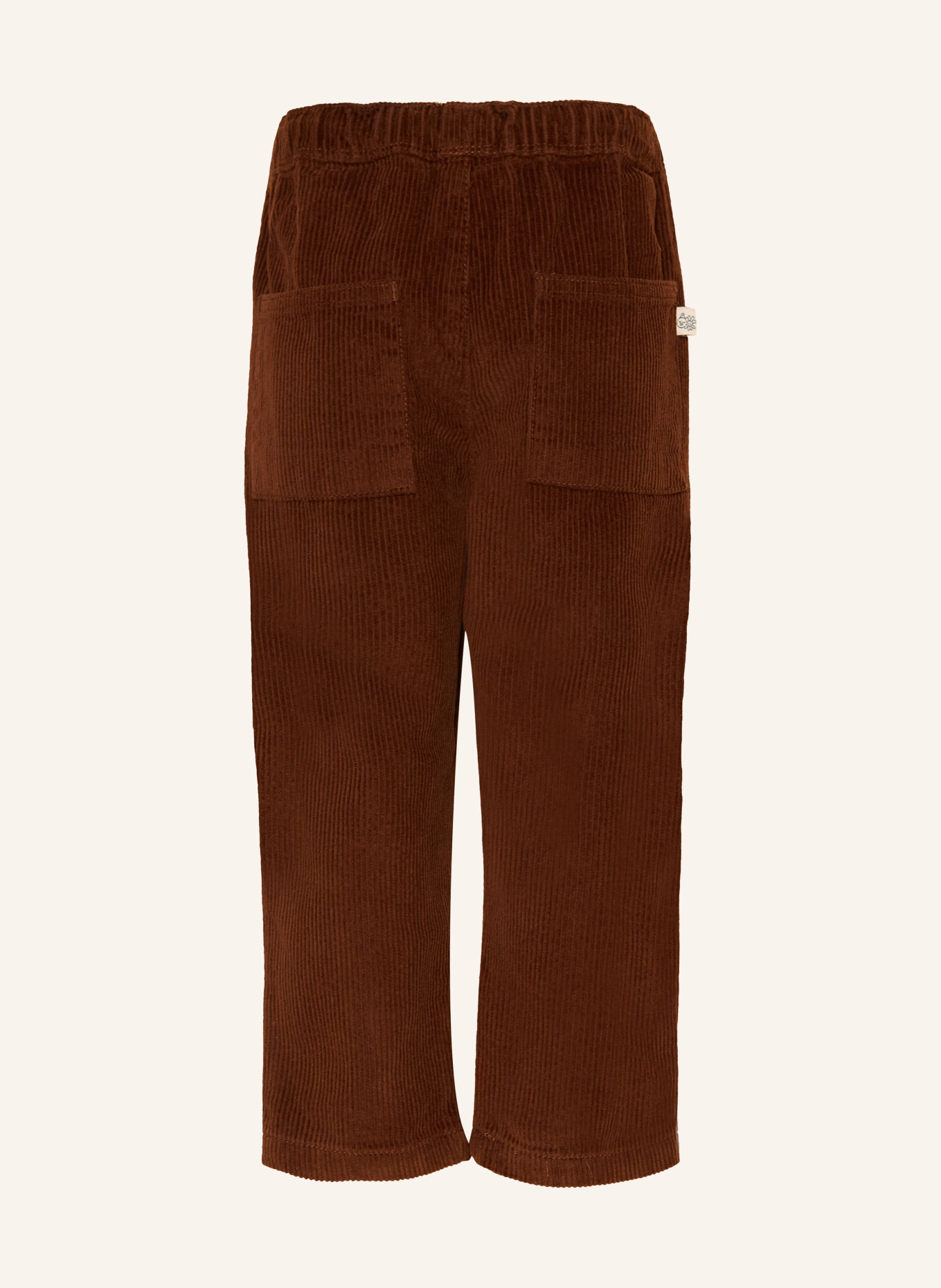 HUST and CLAIRE Pantalon en velours côtelé HCTREVOR style jogging: MARRON