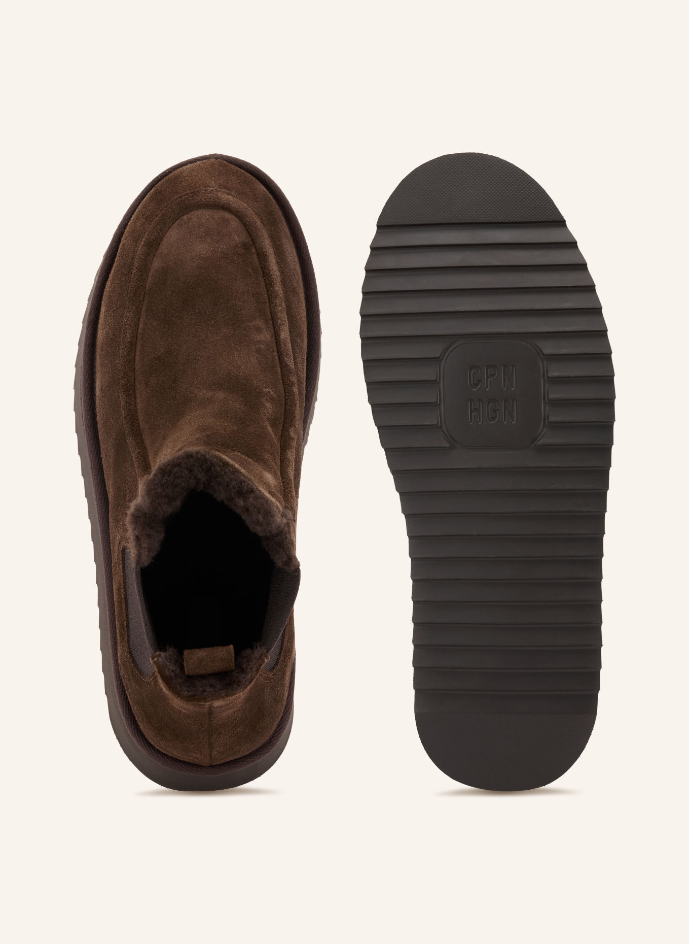 COPENHAGEN STUDIOS Bottines Chelsea CPH267M: MARRON FONCÉ