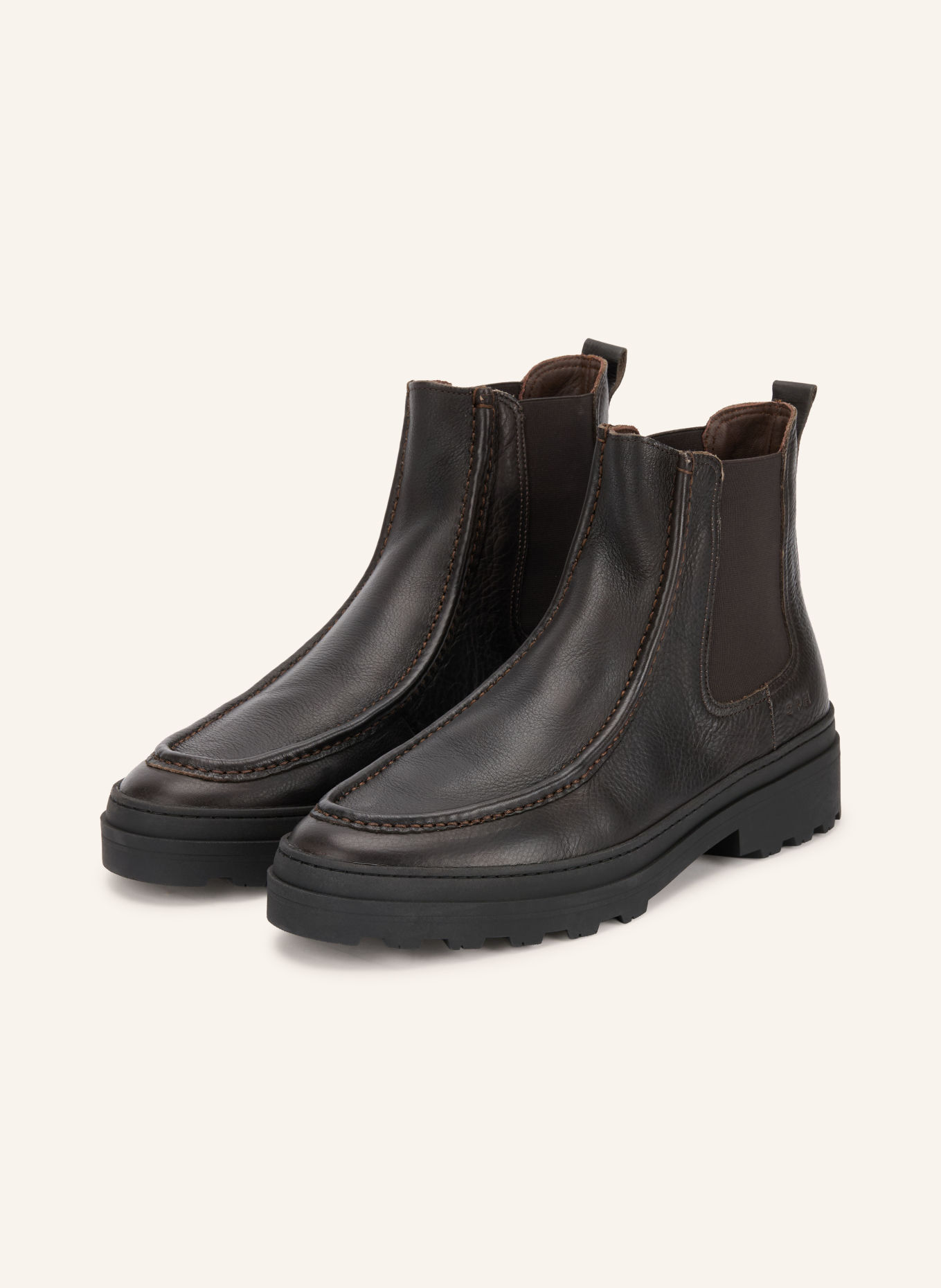 COPENHAGEN STUDIOS Chelsea-Boots CPH480M: DUNKELBRAUN
