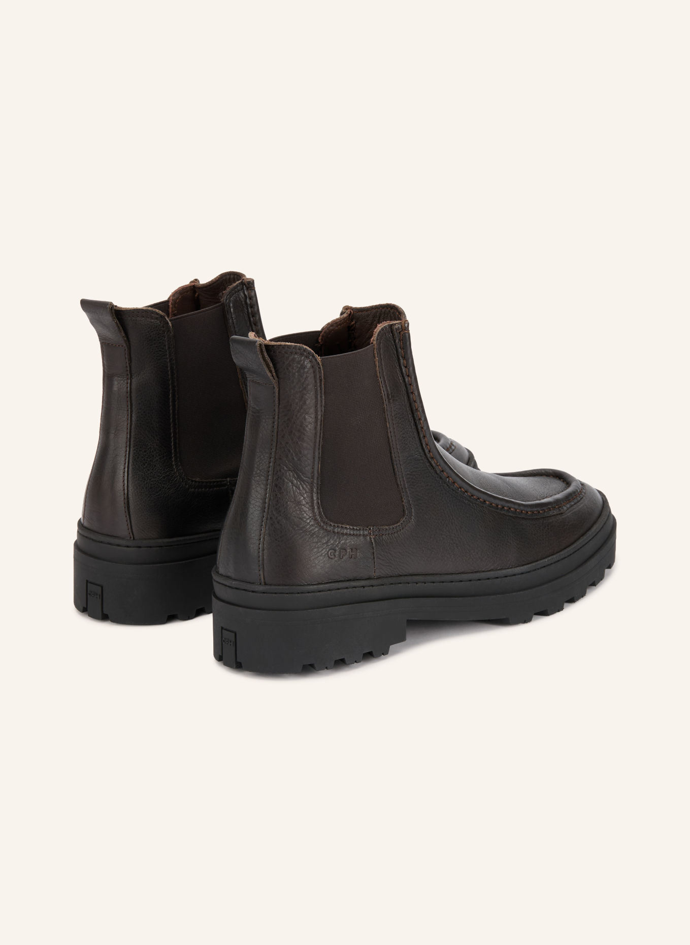 COPENHAGEN STUDIOS Chelsea-Boots CPH480M: DUNKELBRAUN