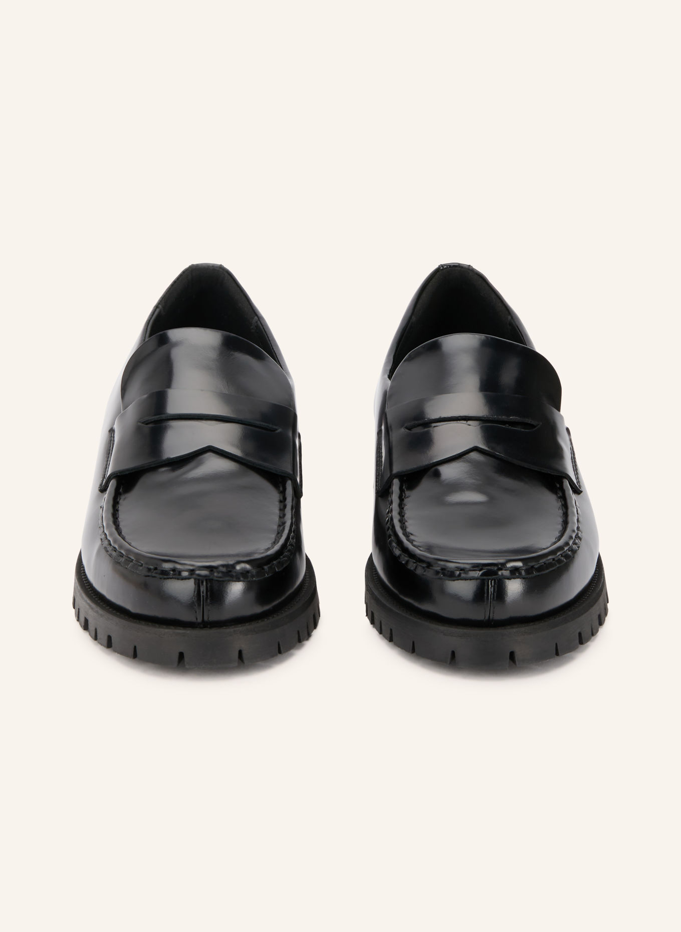 COPENHAGEN STUDIOS Penny loafer CPH848M: BLACK