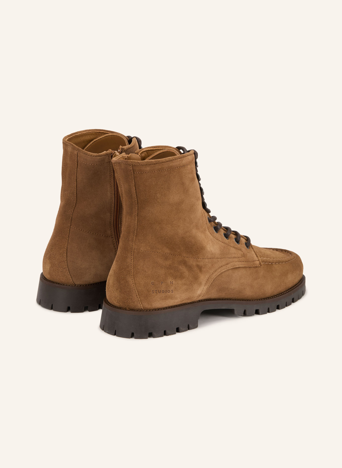 COPENHAGEN STUDIOS Lace-up boots CPH849M: BROWN
