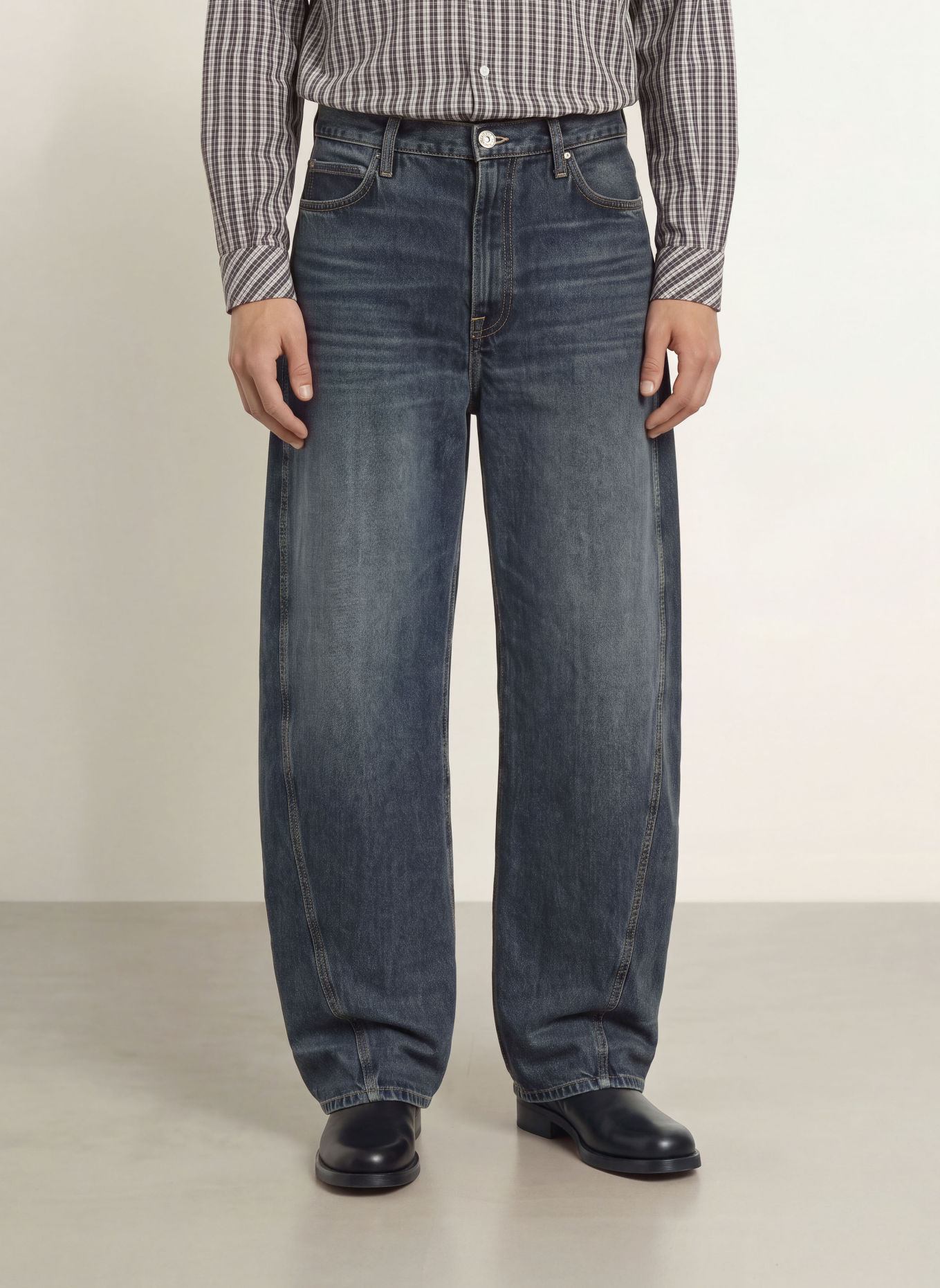 SAMSØE  SAMSØE Jean SATIMO coupe ample: CLR002816 Mud wash