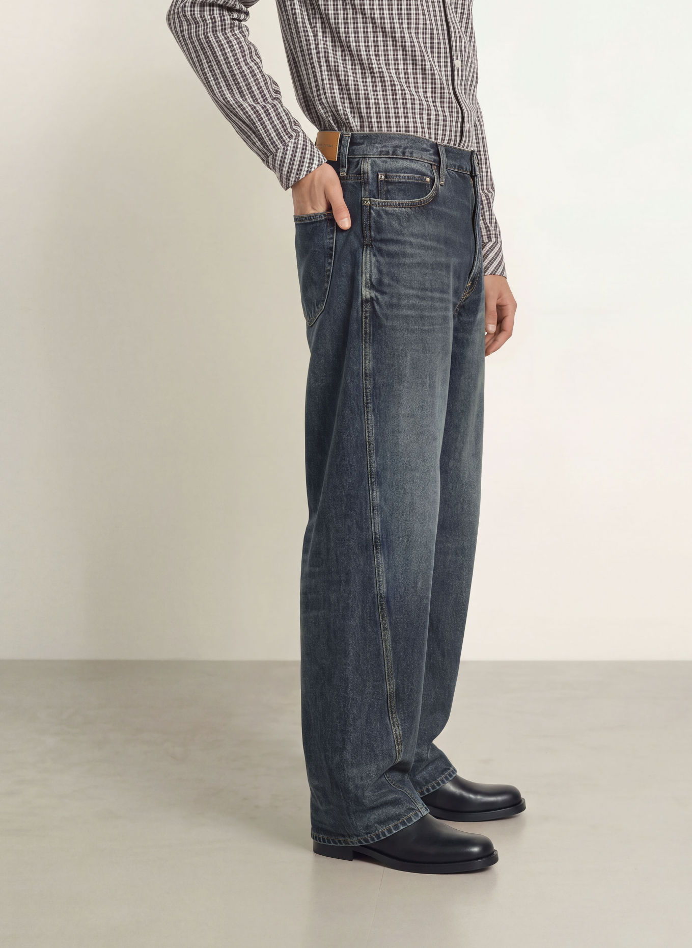 SAMSØE  SAMSØE Jean SATIMO coupe ample: CLR002816 Mud wash