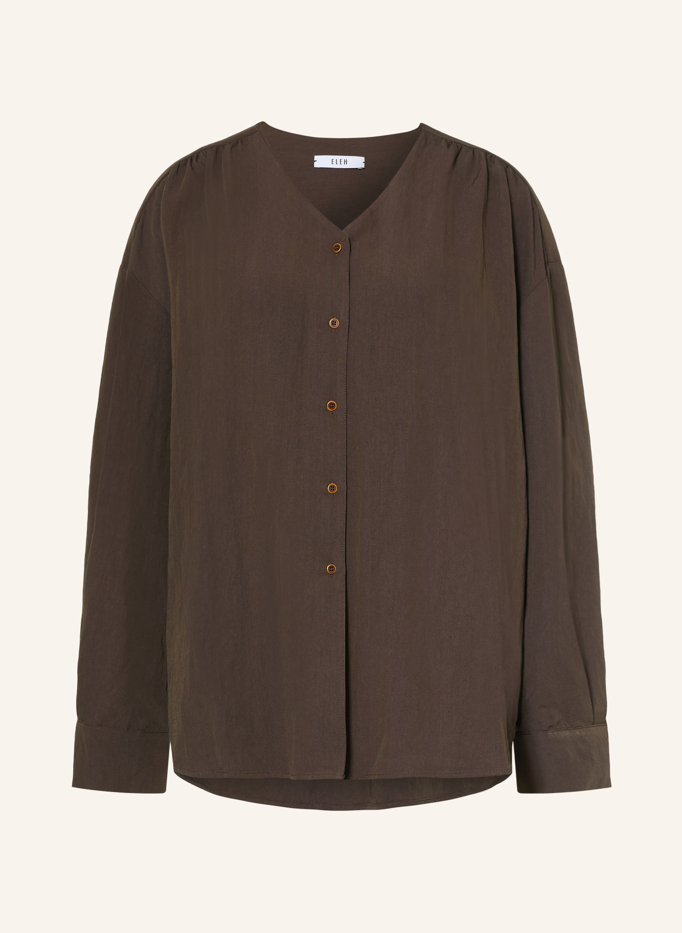 ELEH Bluse: DUNKELBRAUN
