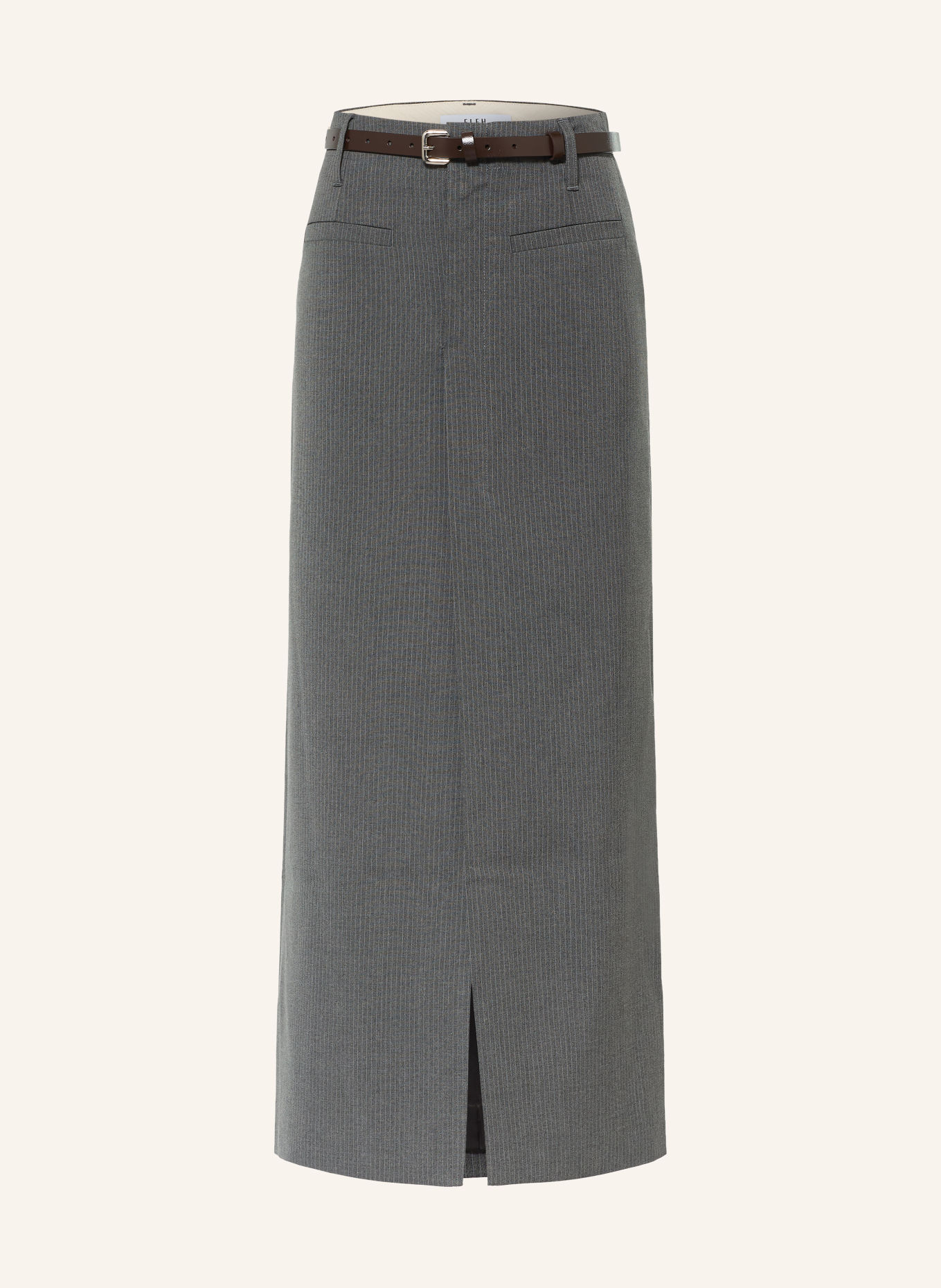 ELEH Skirt: GRAY / LIGHT GRAY