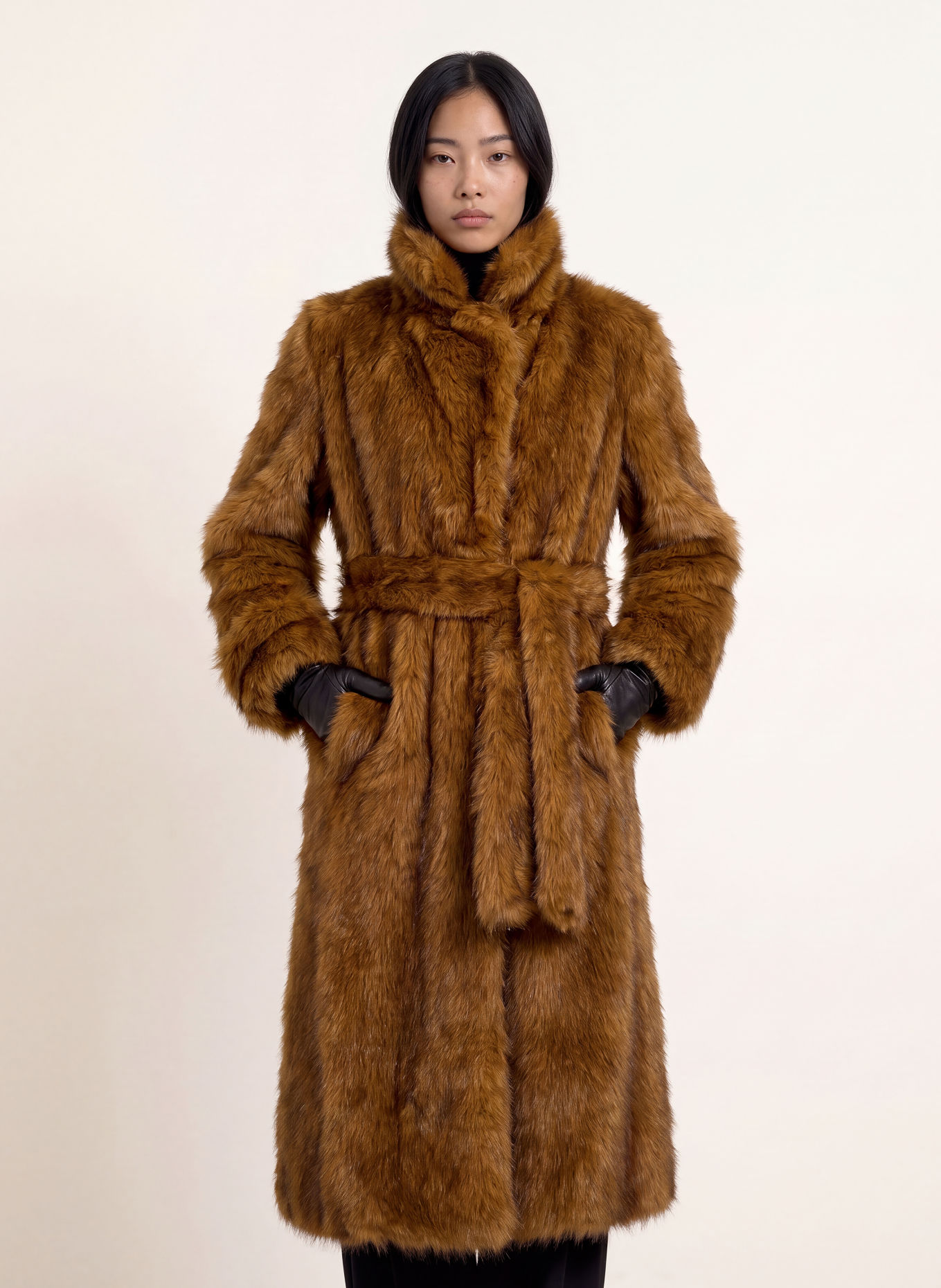 ELEH Coat: CAMEL / BROWN