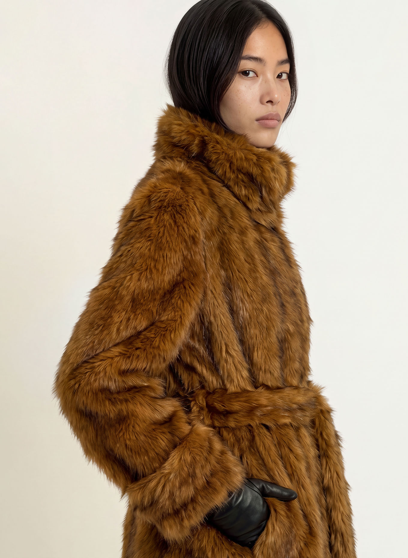 ELEH Coat: CAMEL / BROWN