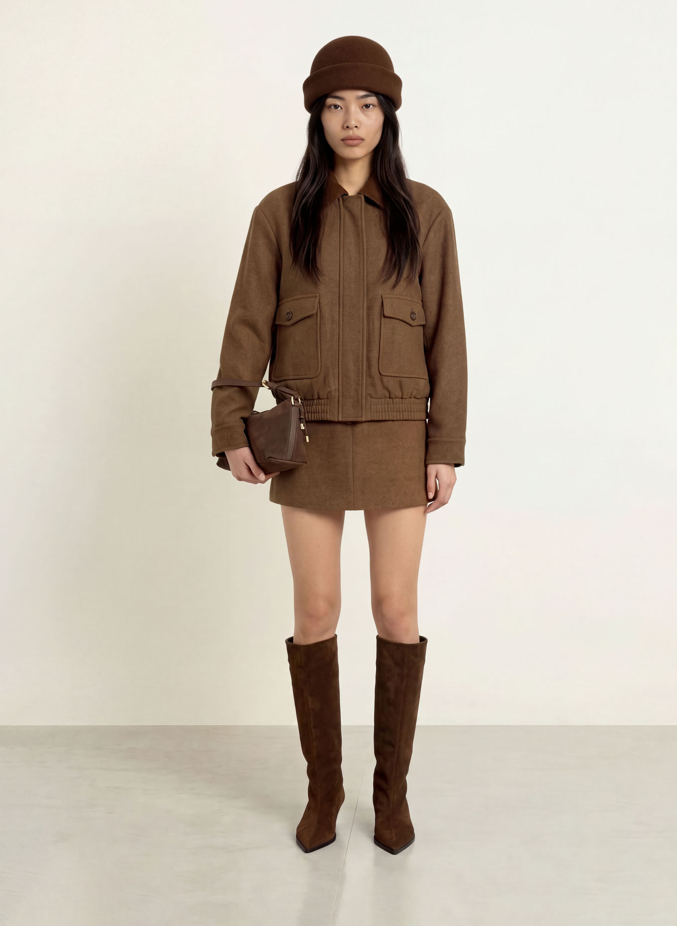 ELEH Skirt: BROWN