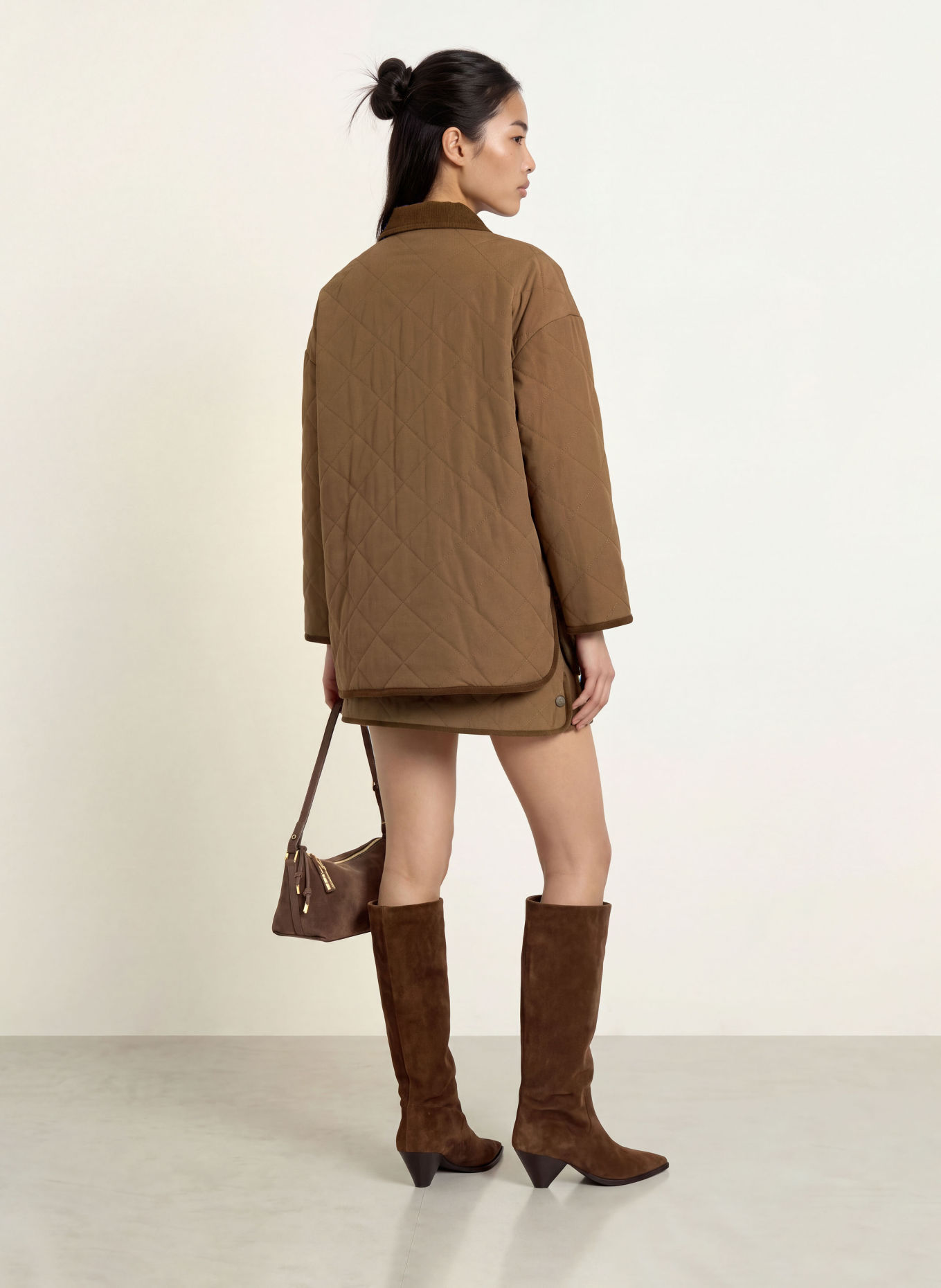 ELEH Skirt: DARK BROWN