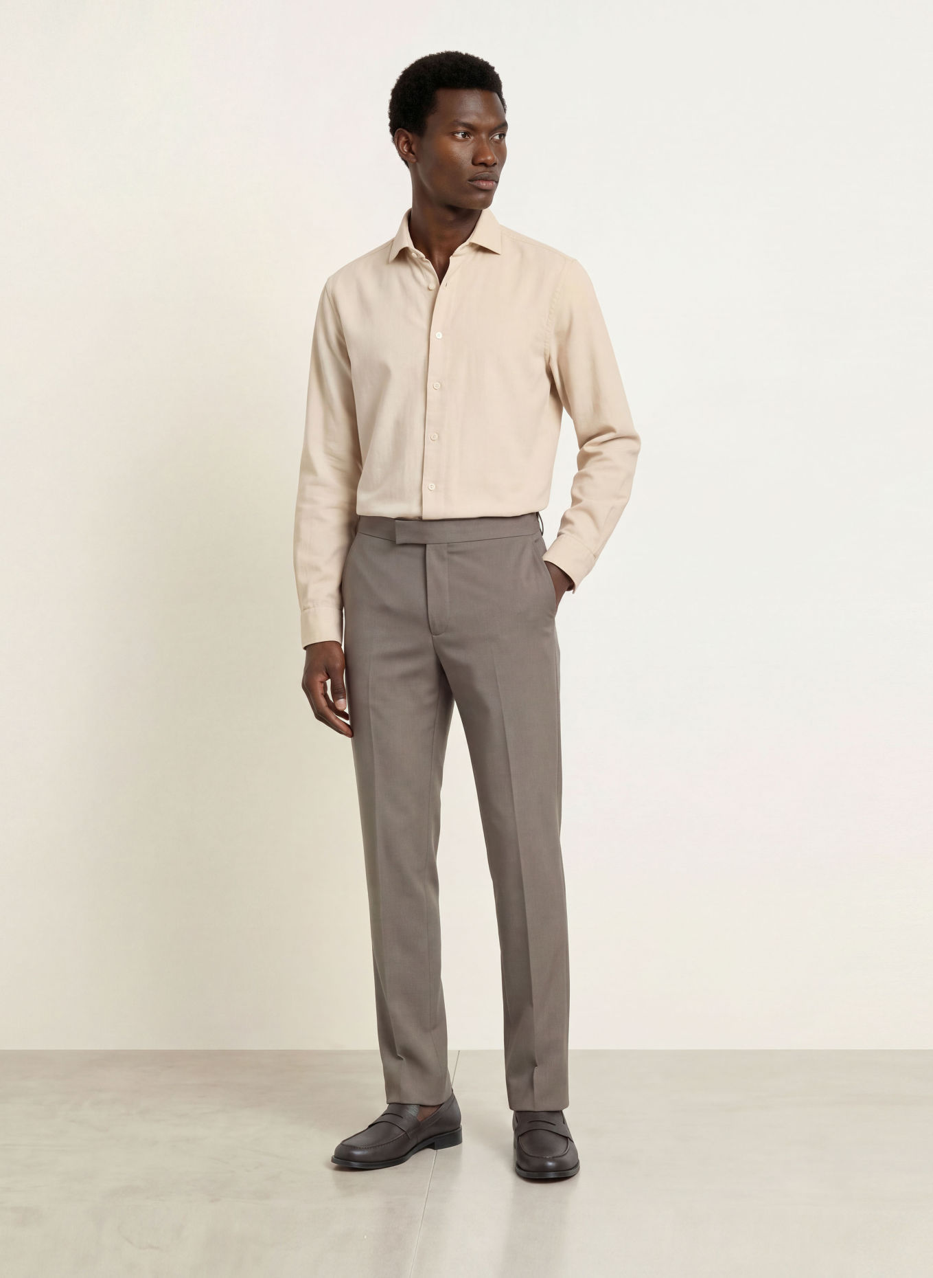 seidensticker Regular-Fit Shirt: CREAM