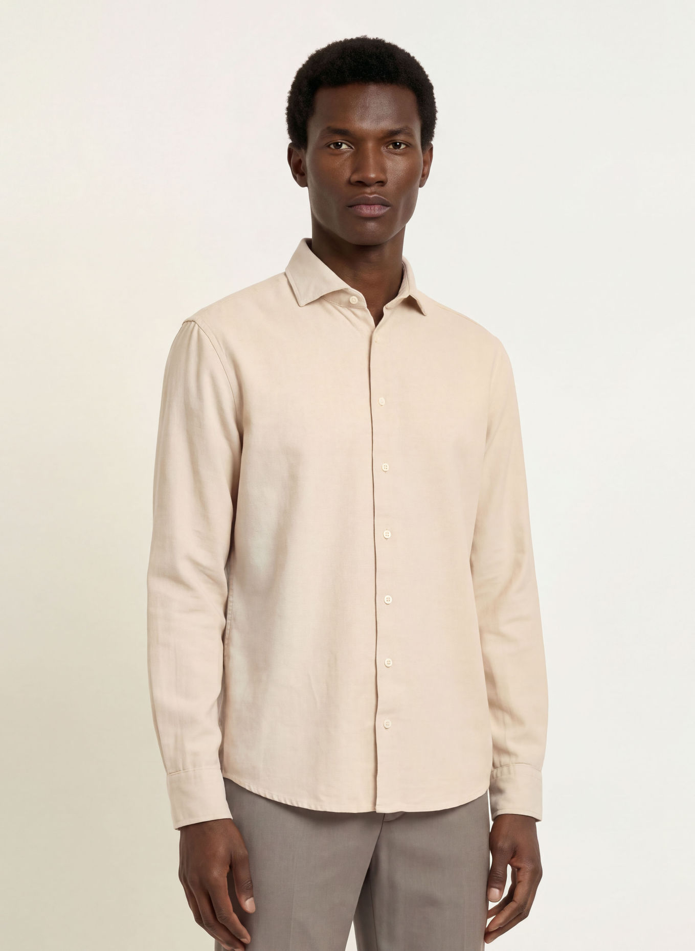 seidensticker Regular-Fit Shirt: CREAM
