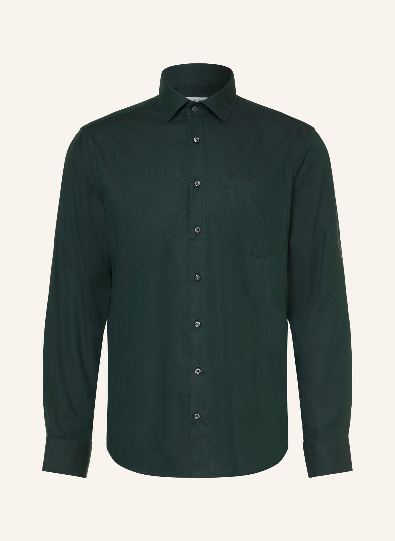 seidensticker Comfort Fit Shirt: DARK GREEN