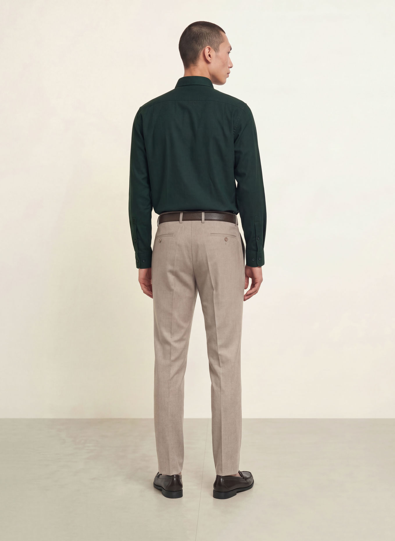 seidensticker Comfort Fit Shirt: DARK GREEN
