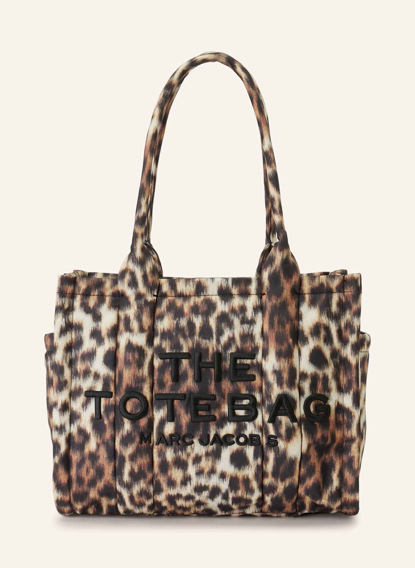 MARC JACOBS Handbag: THE MEDIUM TOTE BAG: LIGHT BROWN / BROWN / BLACK