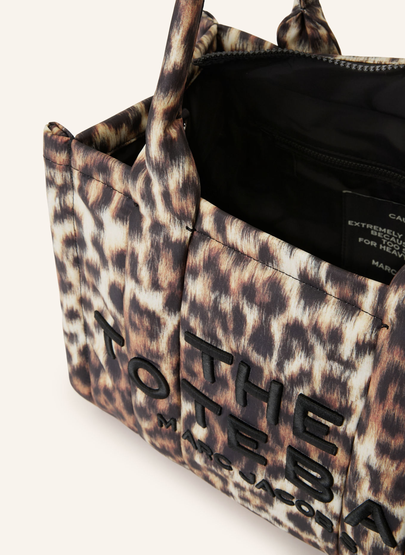 MARC JACOBS Handbag: THE MEDIUM TOTE BAG: LIGHT BROWN / BROWN / BLACK