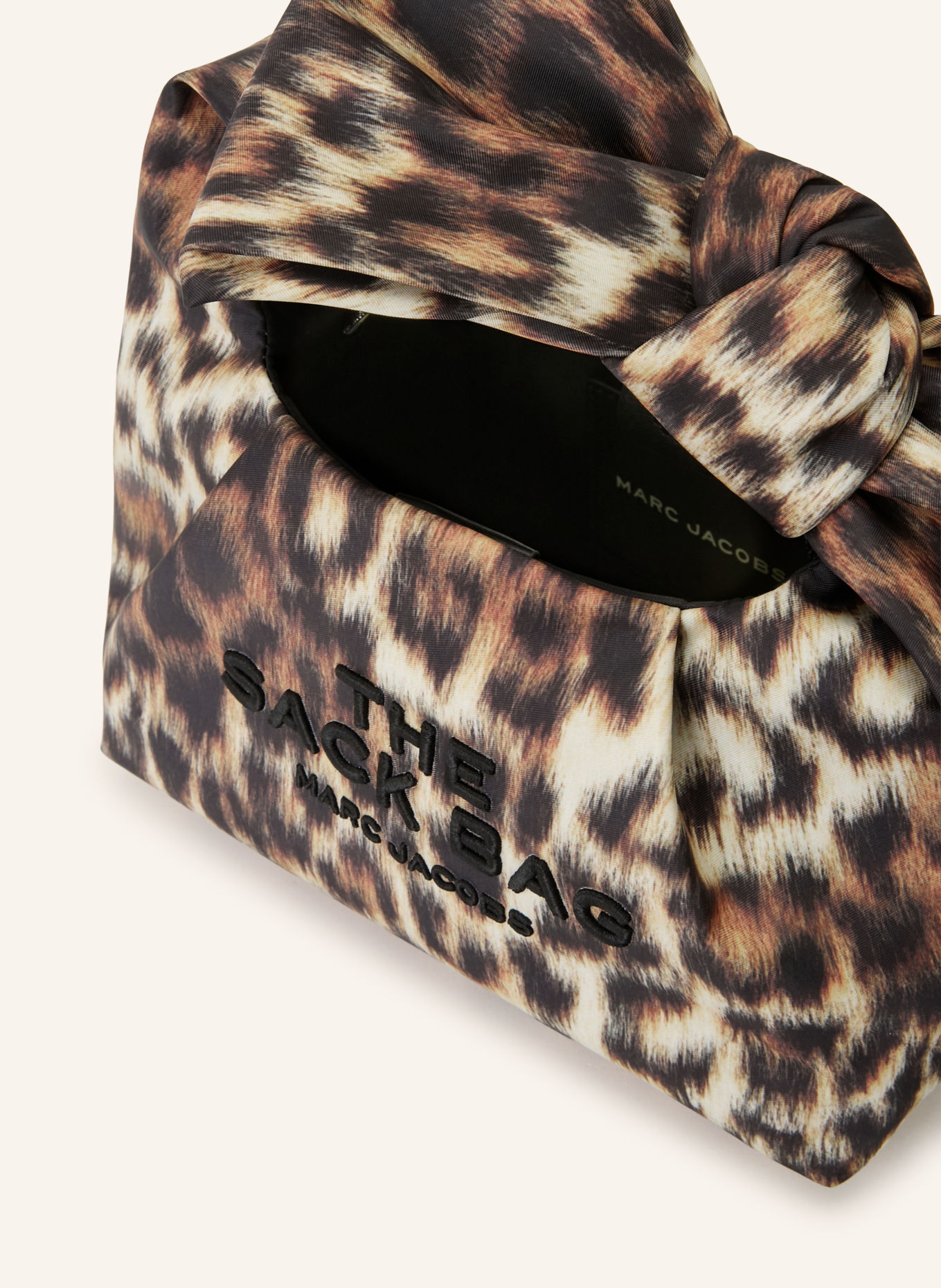 MARC JACOBS Handbag THE MINI SACK BAG: BROWN / LIGHT BROWN / BLACK