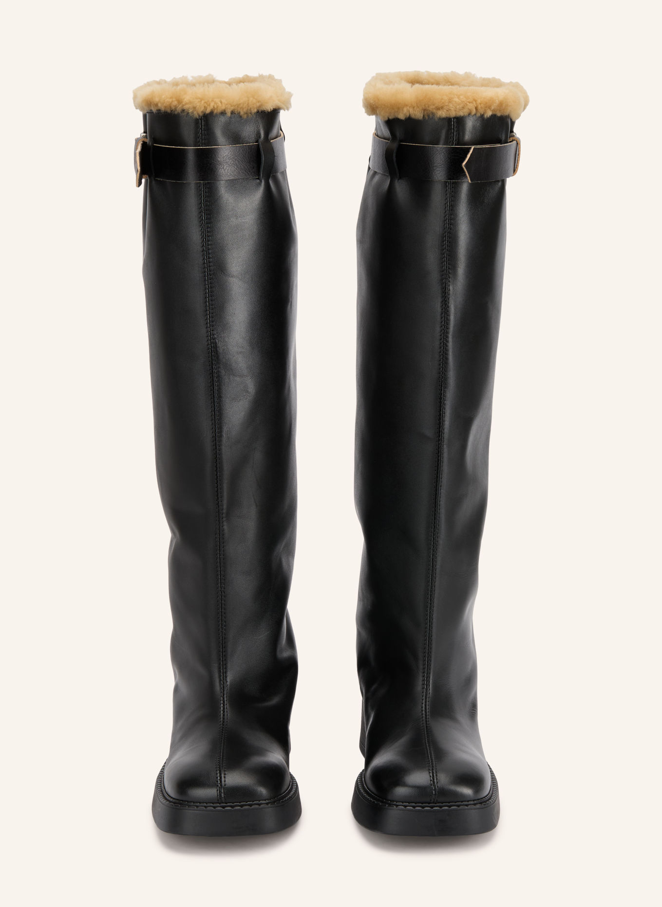 MIISTA KRISTEL Boots: BLACK / SILVER / LIGHT BROWN
