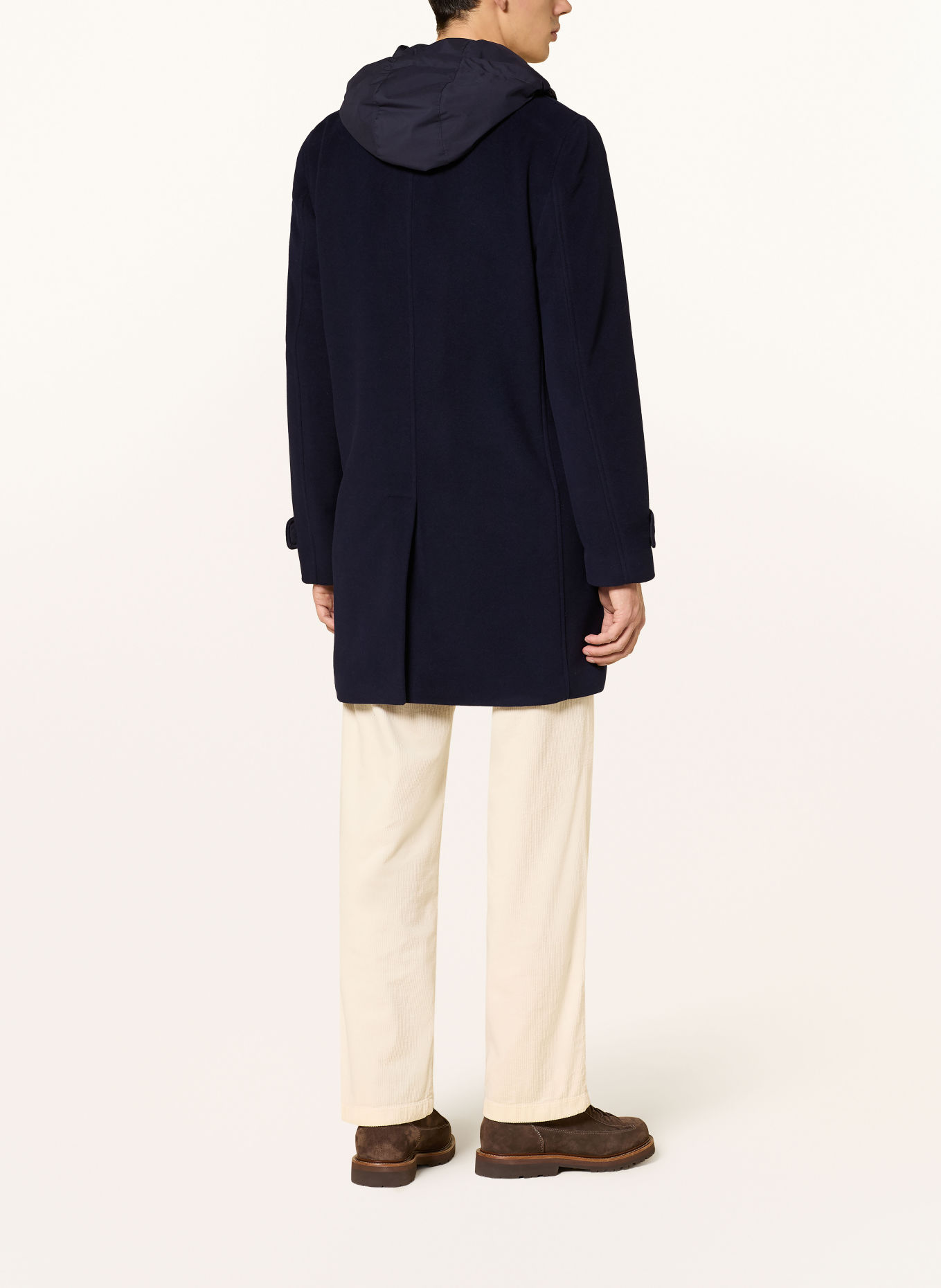 PAUL & SHARK Manteau en laine avec col amovible: BLEU FONCÉ