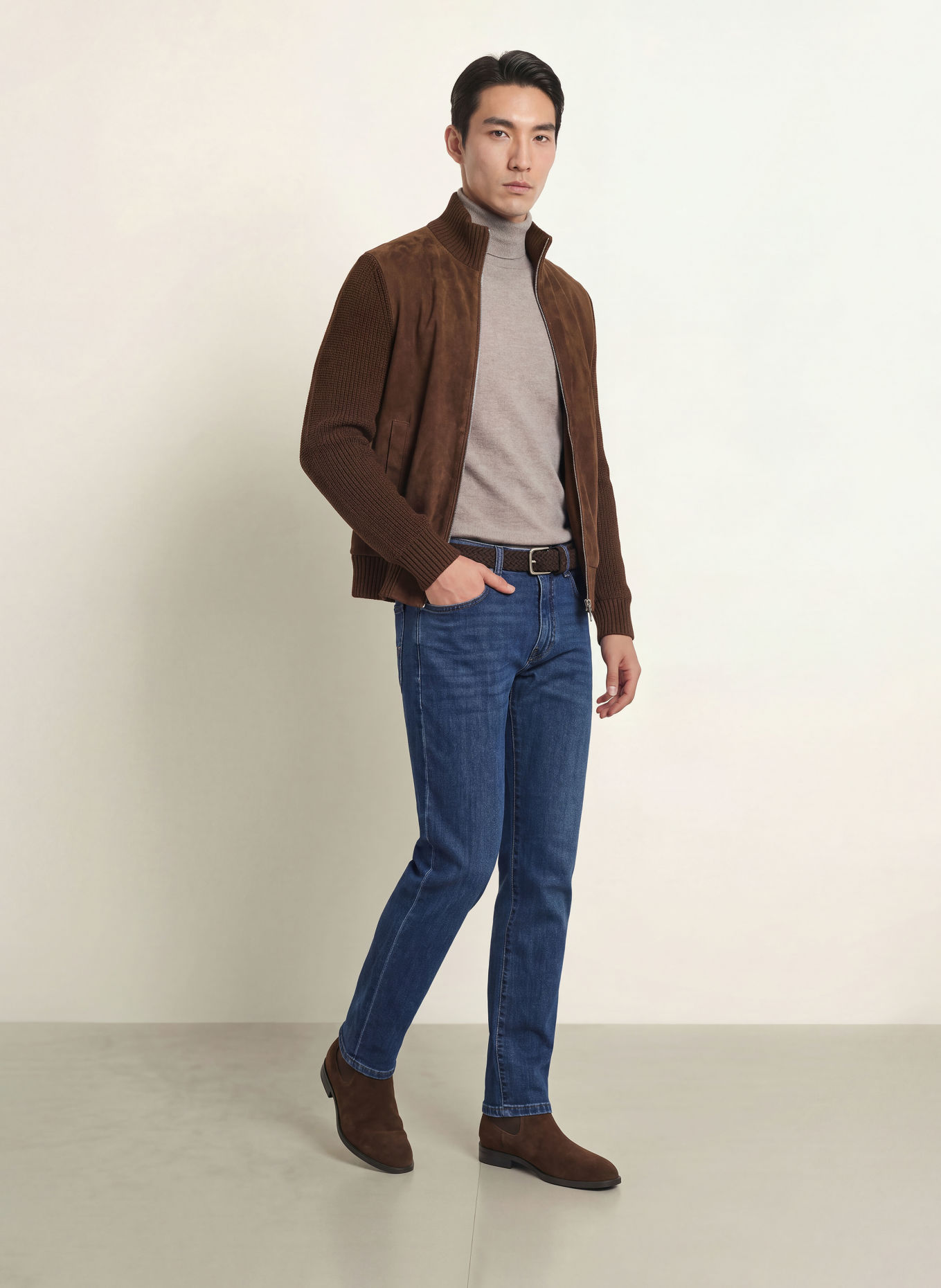 PAUL & SHARK Extra Slim Fit Jeans: J02 mid blue