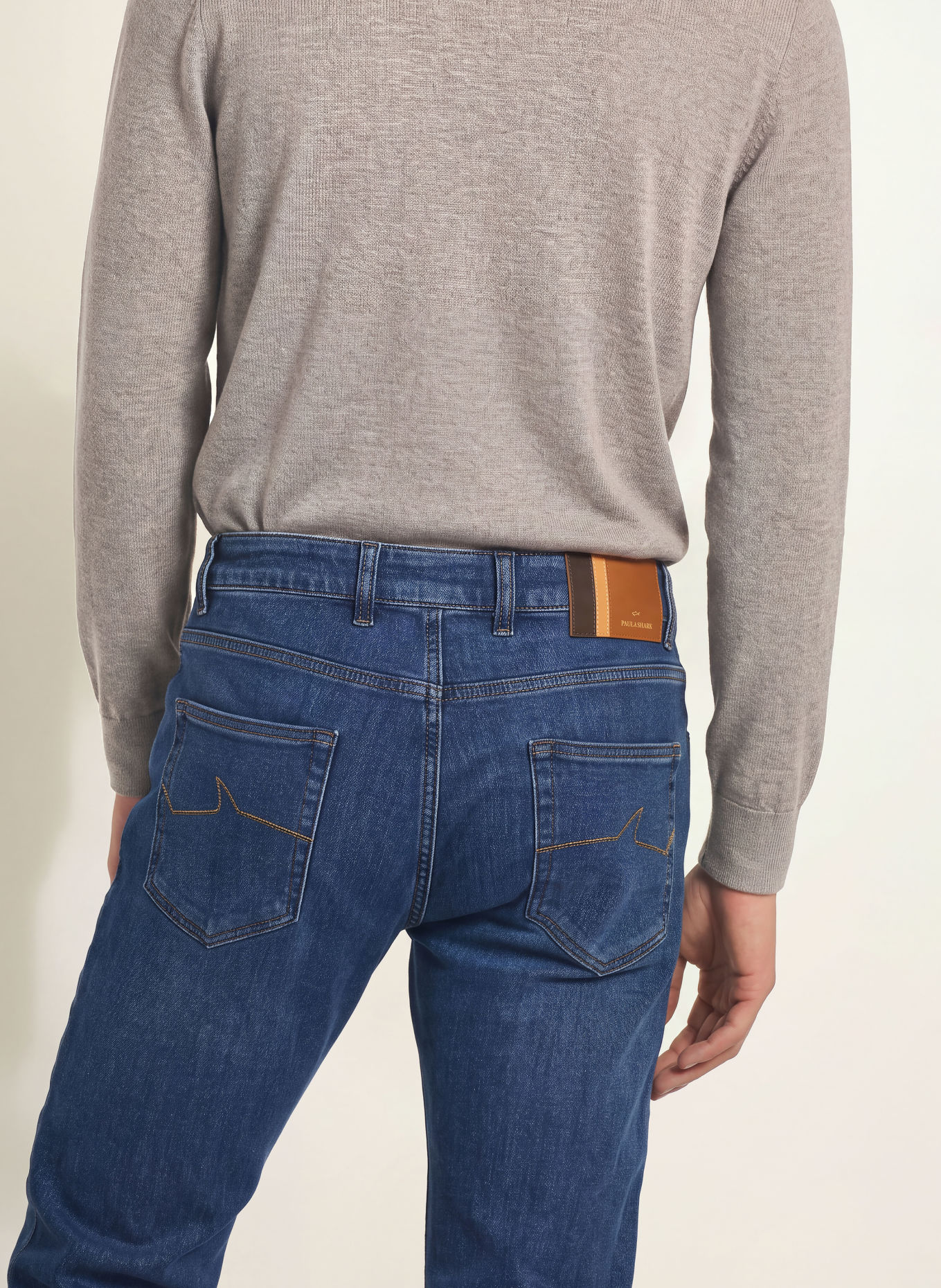 PAUL & SHARK Extra Slim Fit Jeans: J02 mid blue