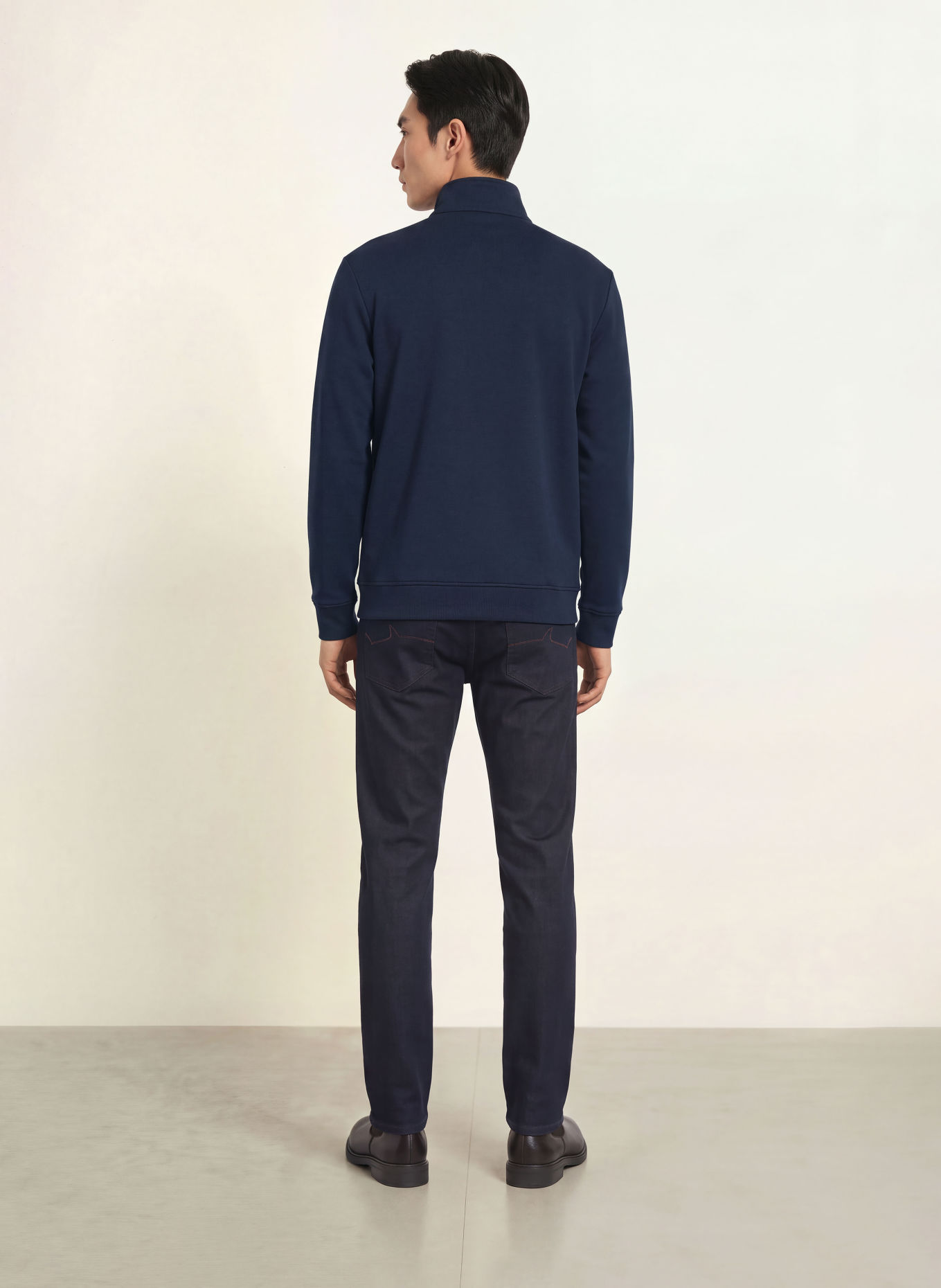 PAUL & SHARK Sweat zippé: BLEU FONCÉ