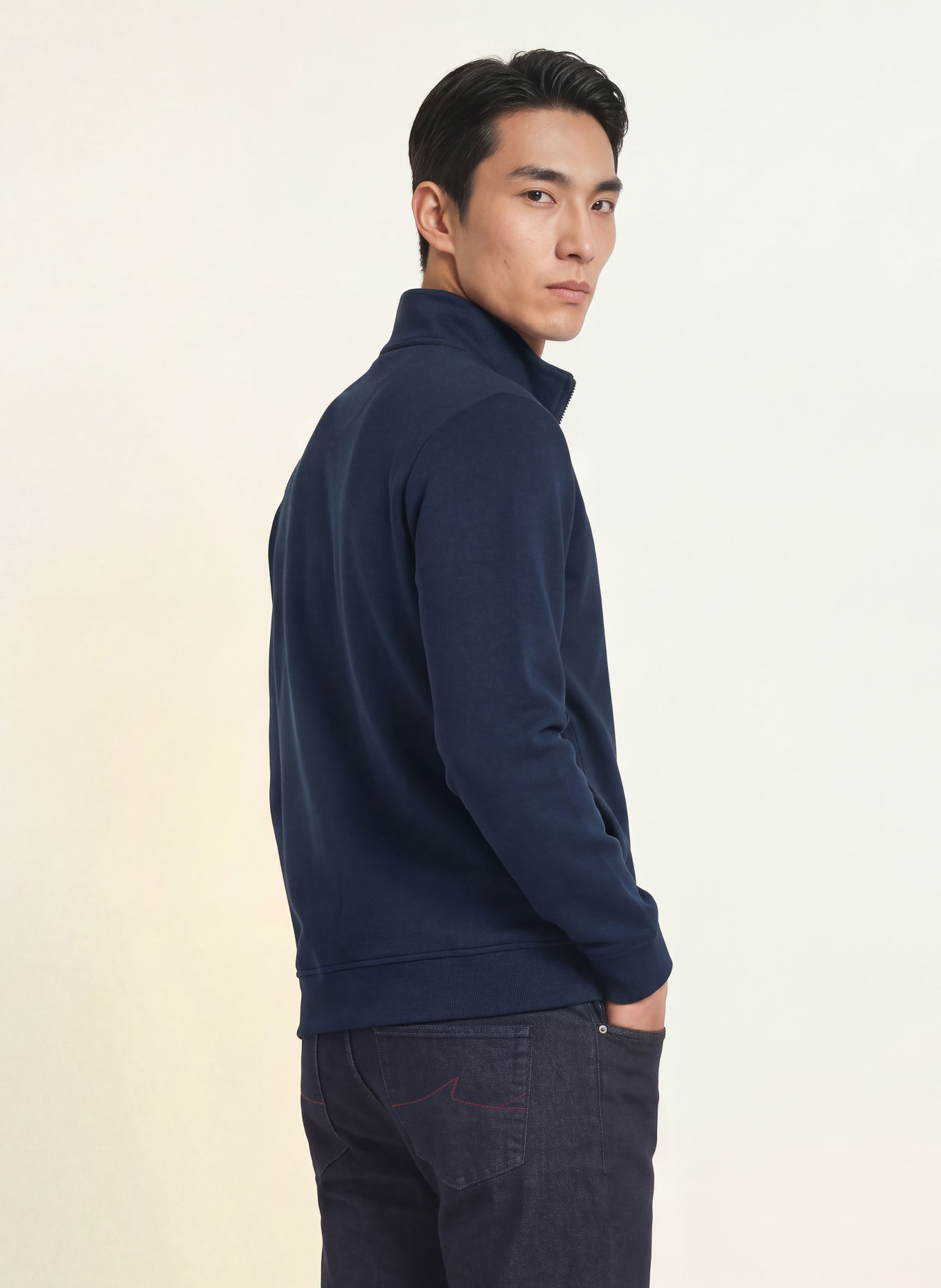 PAUL & SHARK Sweat zippé: BLEU FONCÉ