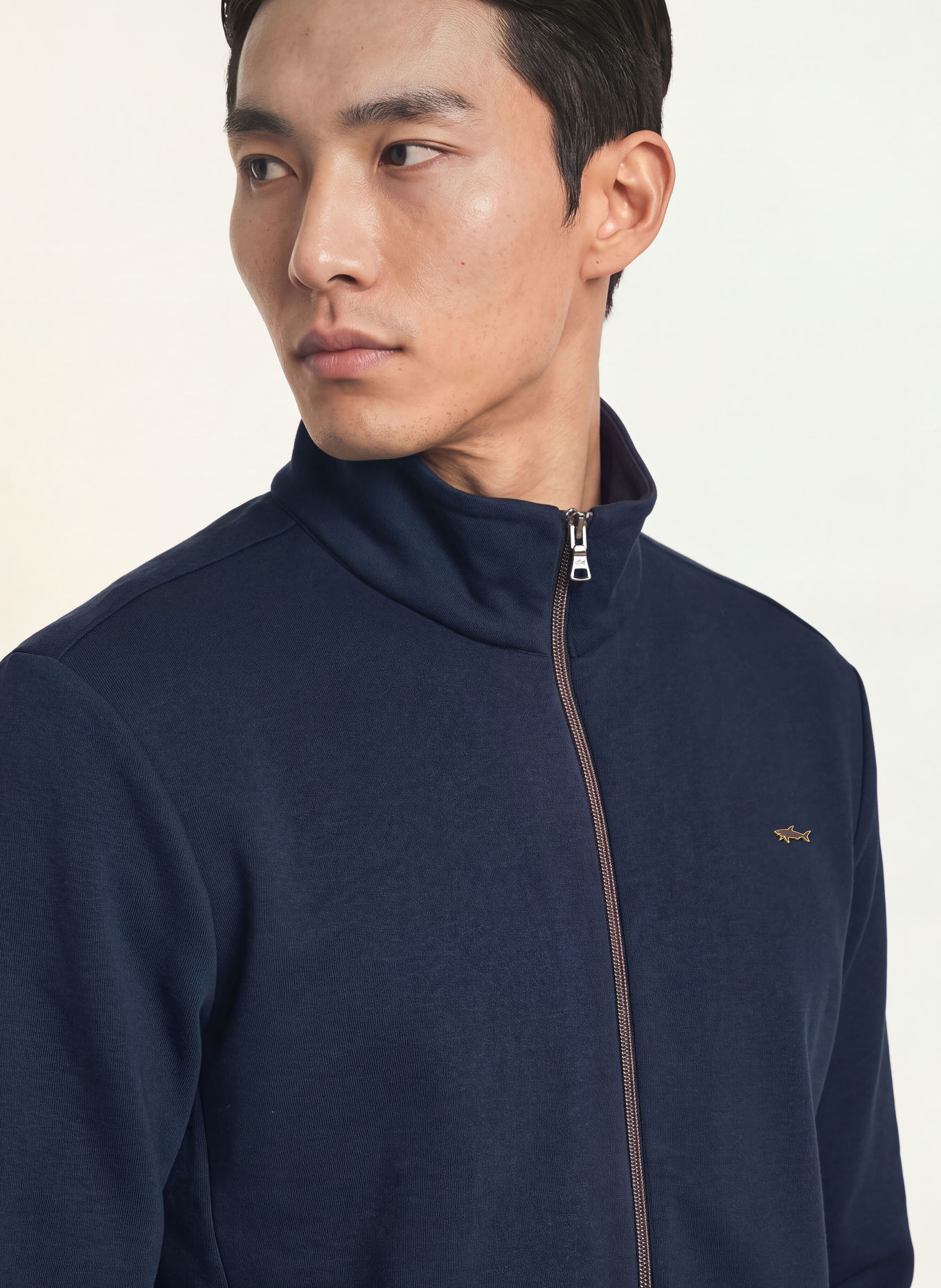 PAUL & SHARK Sweat zippé: BLEU FONCÉ
