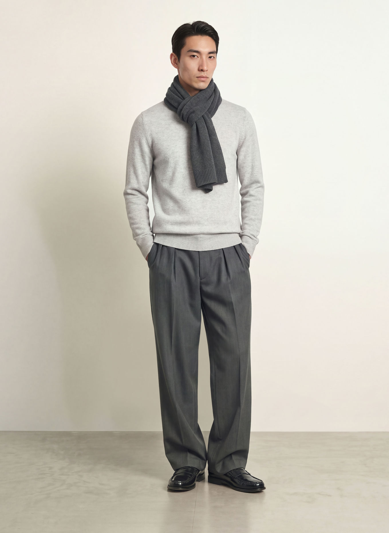 PROFUOMO Sweter: JASNOCZARY