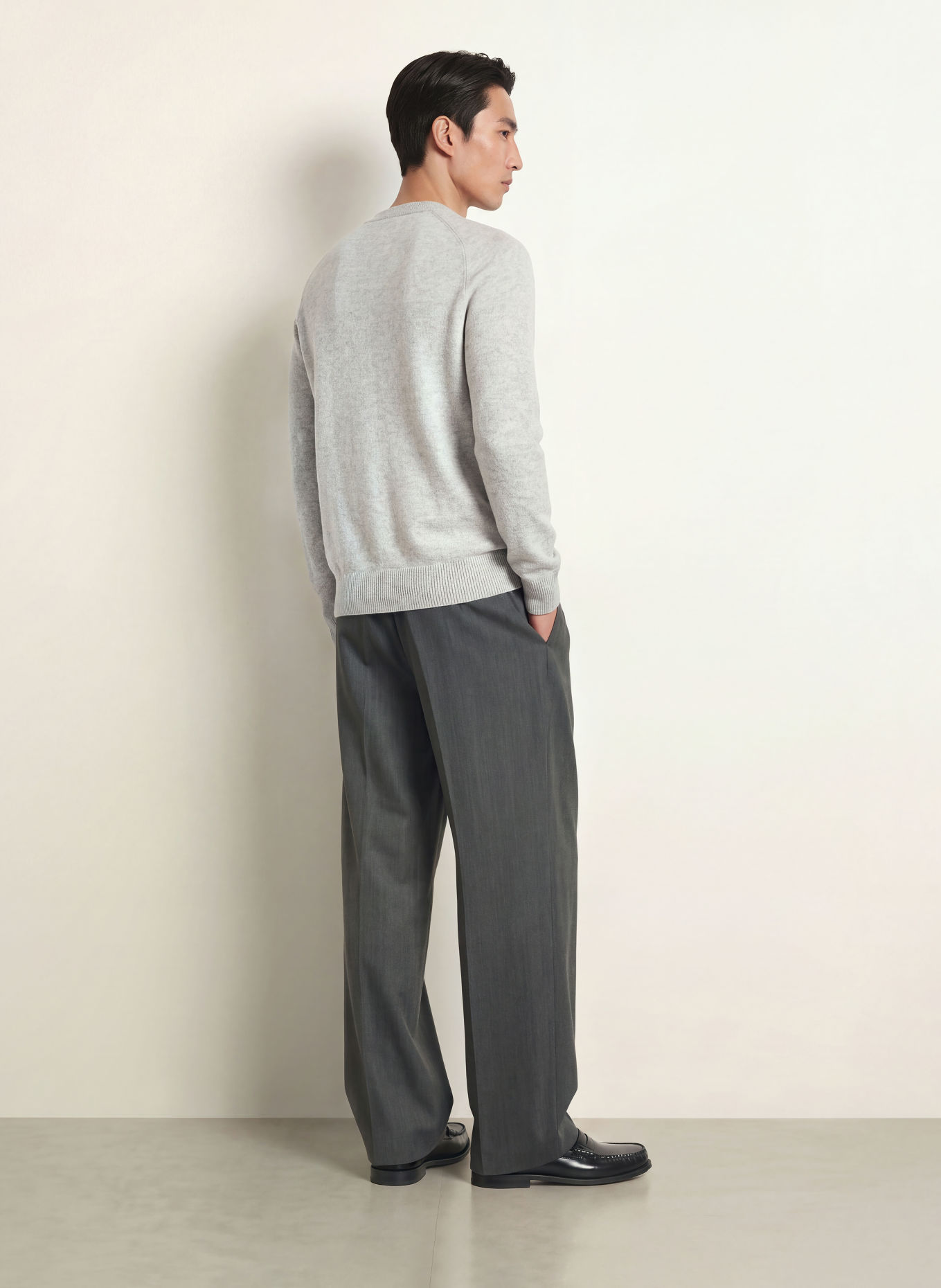 PROFUOMO Sweter: JASNOCZARY